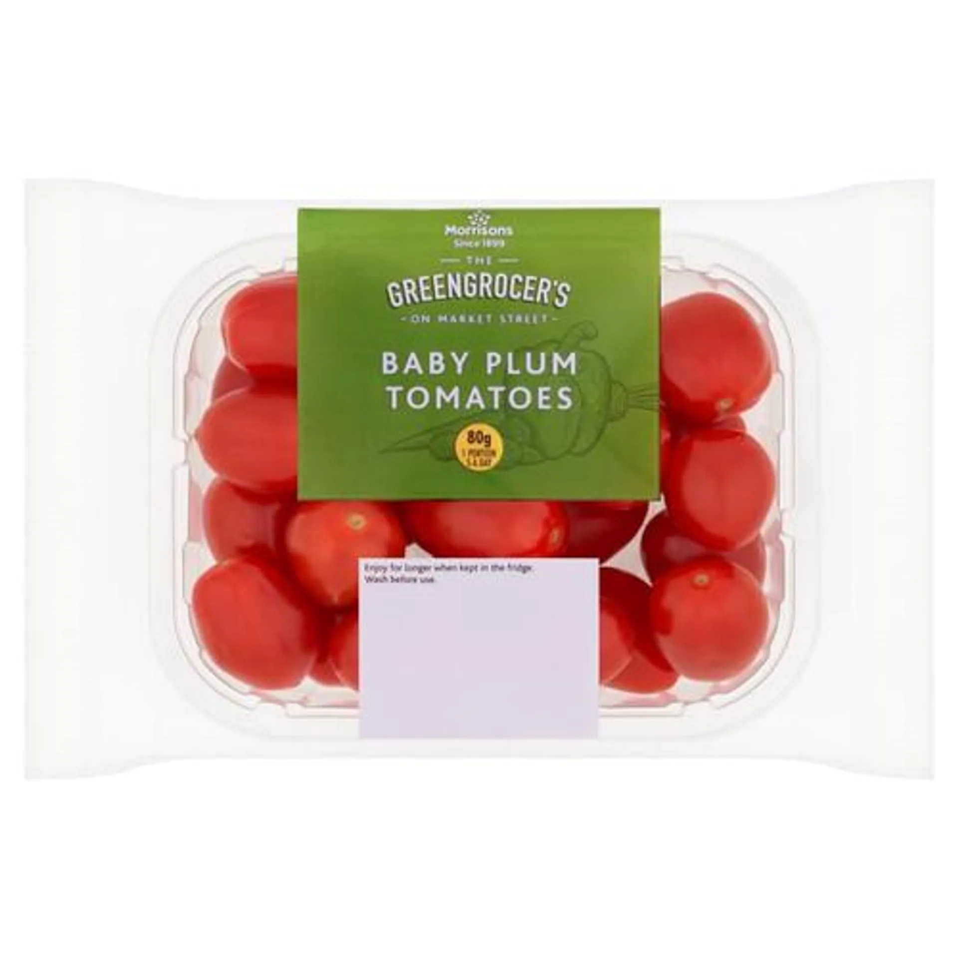 Morrisons Baby Plum Tomatoes