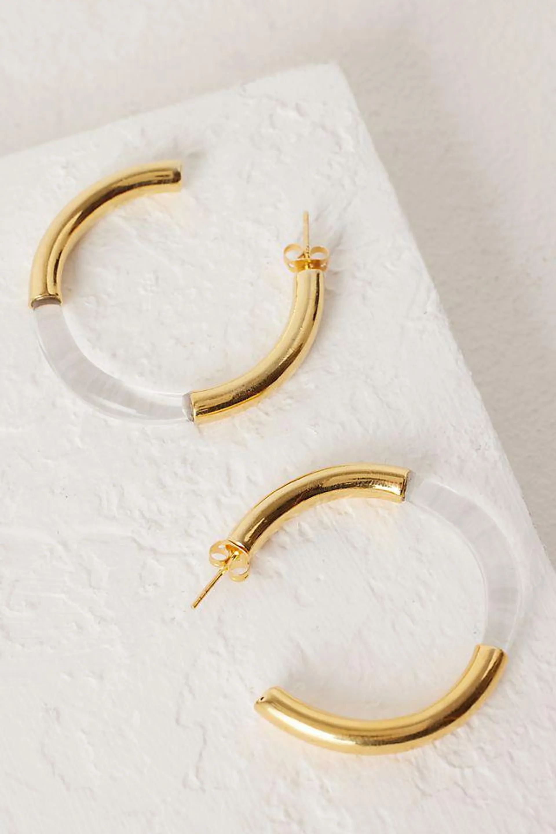 Shyla Gold-Plated Chunky Hoop Earrings