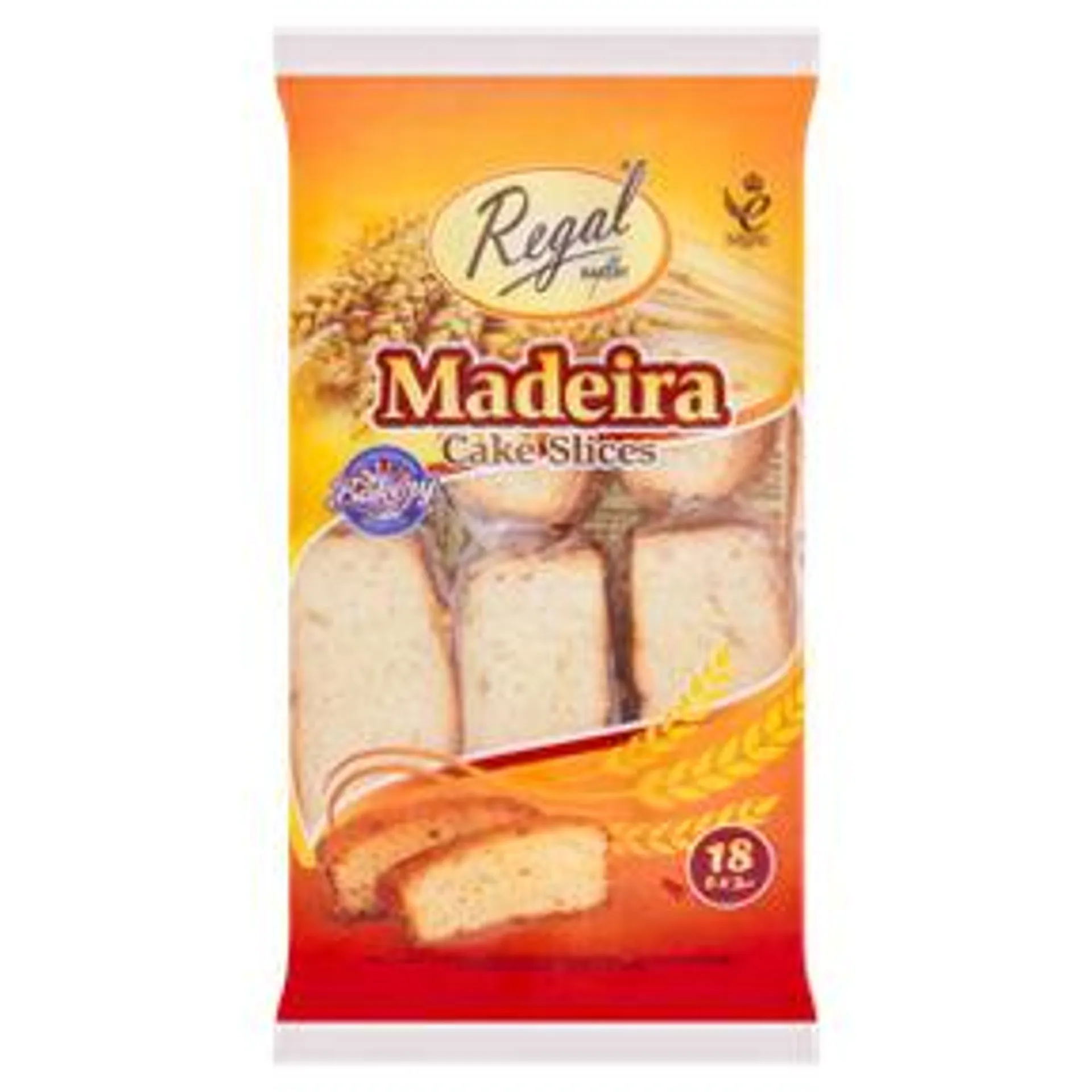 Regal BAKERY 18 Madeira Cake Slices 370g