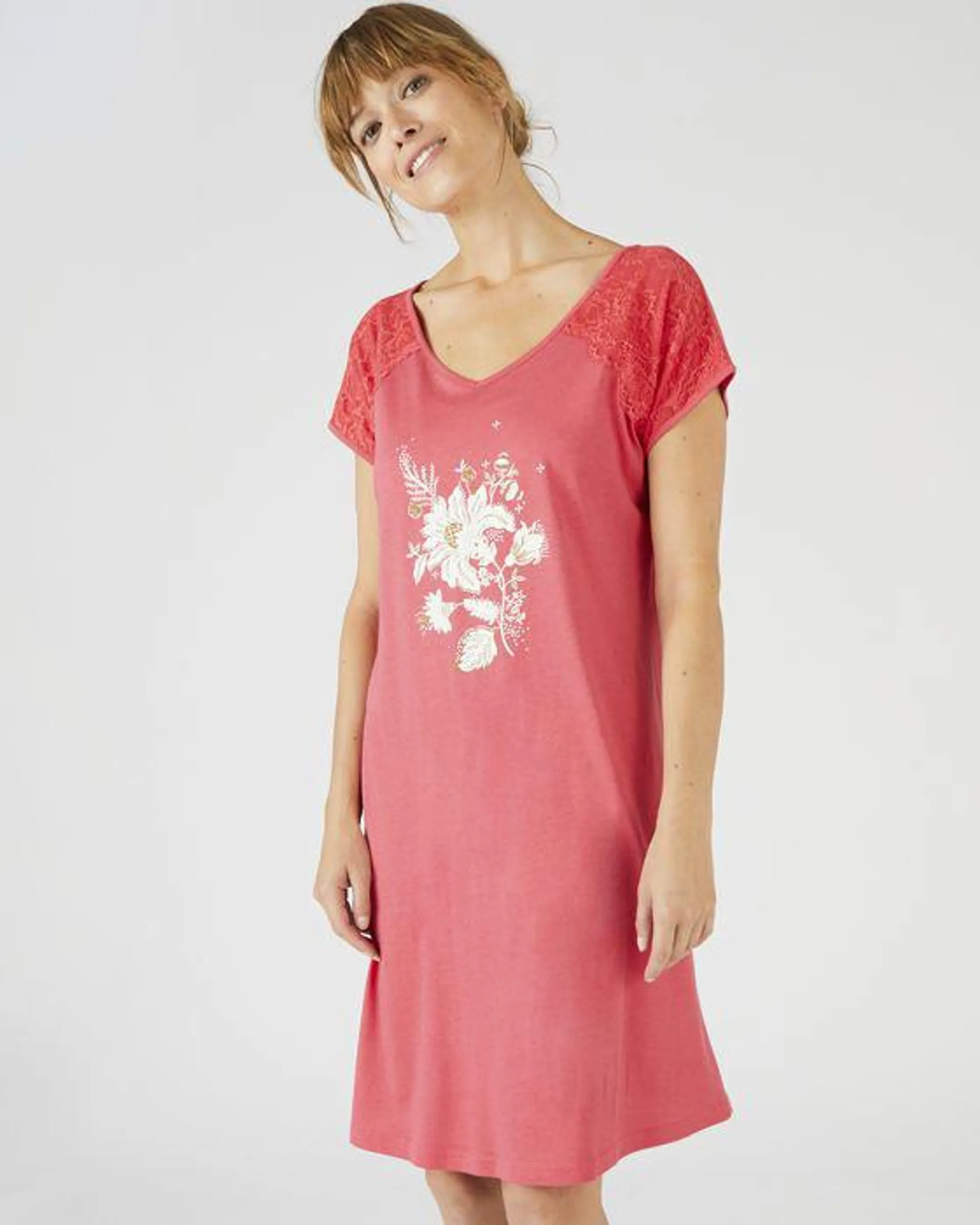 Red Lace Nightdress