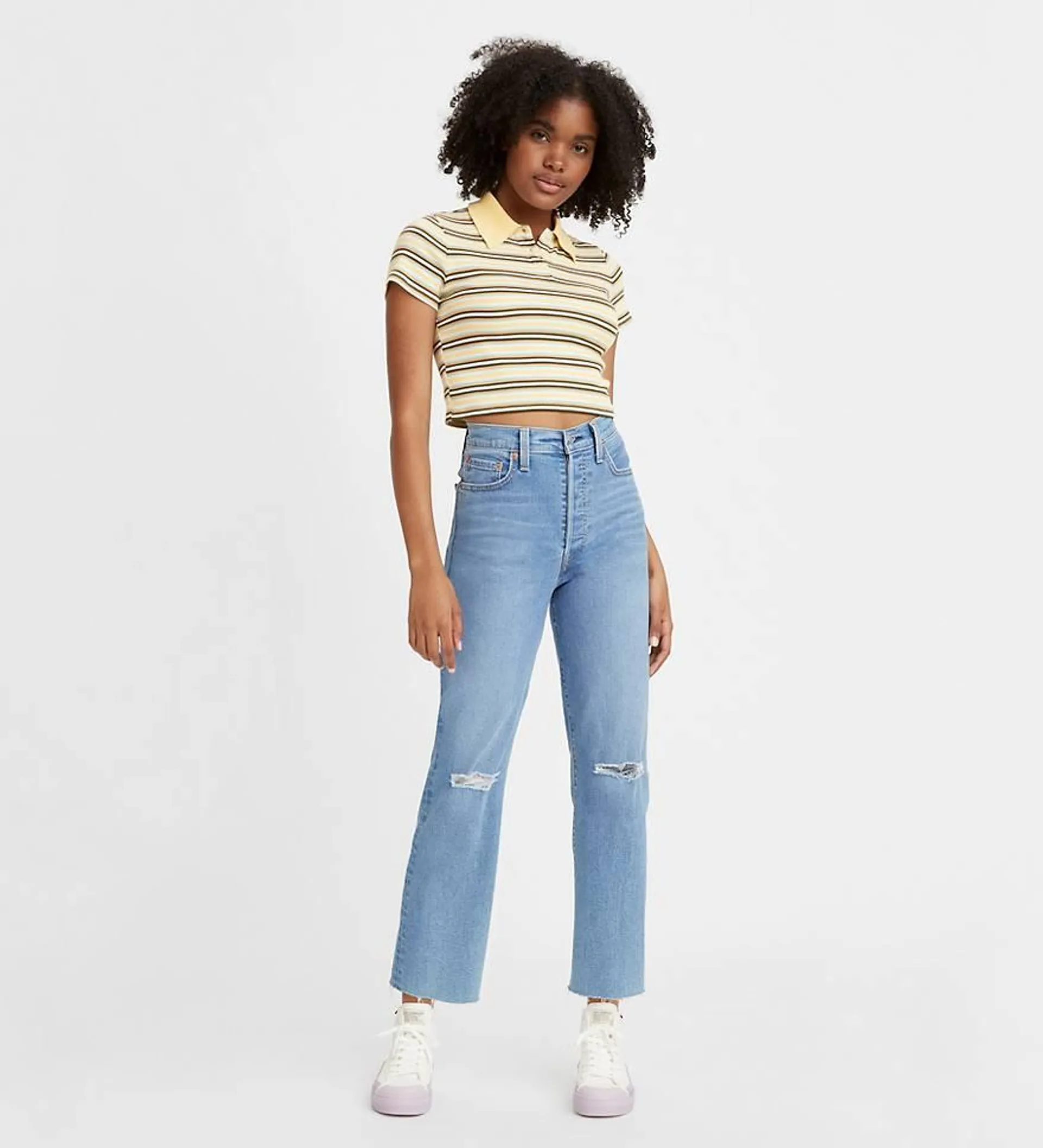 Ribcage Straight Ankle Jeans