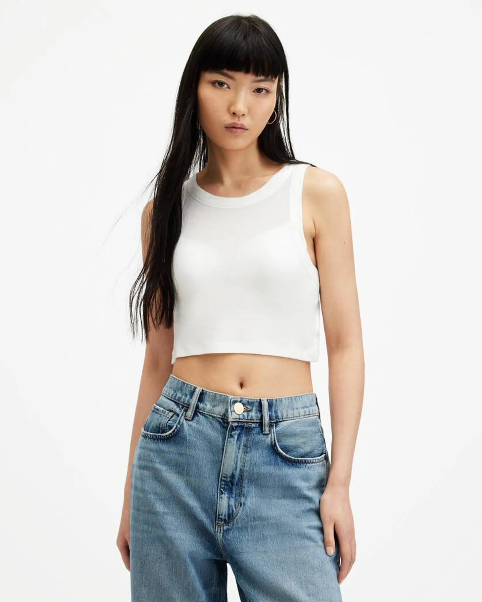 Rina Cropped Sleeveless Tank Top