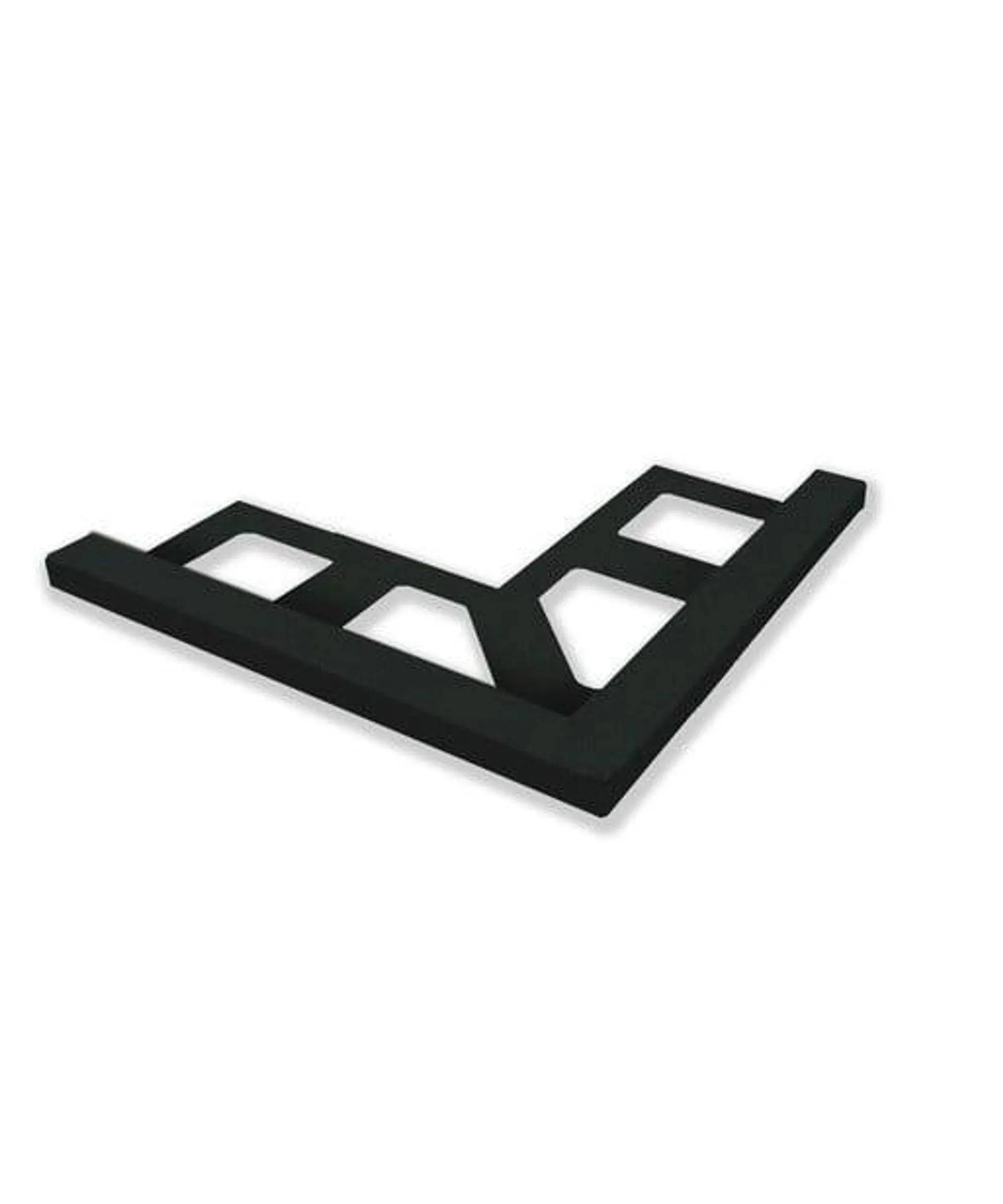 Outdoor Matt Black Box Corner Trim