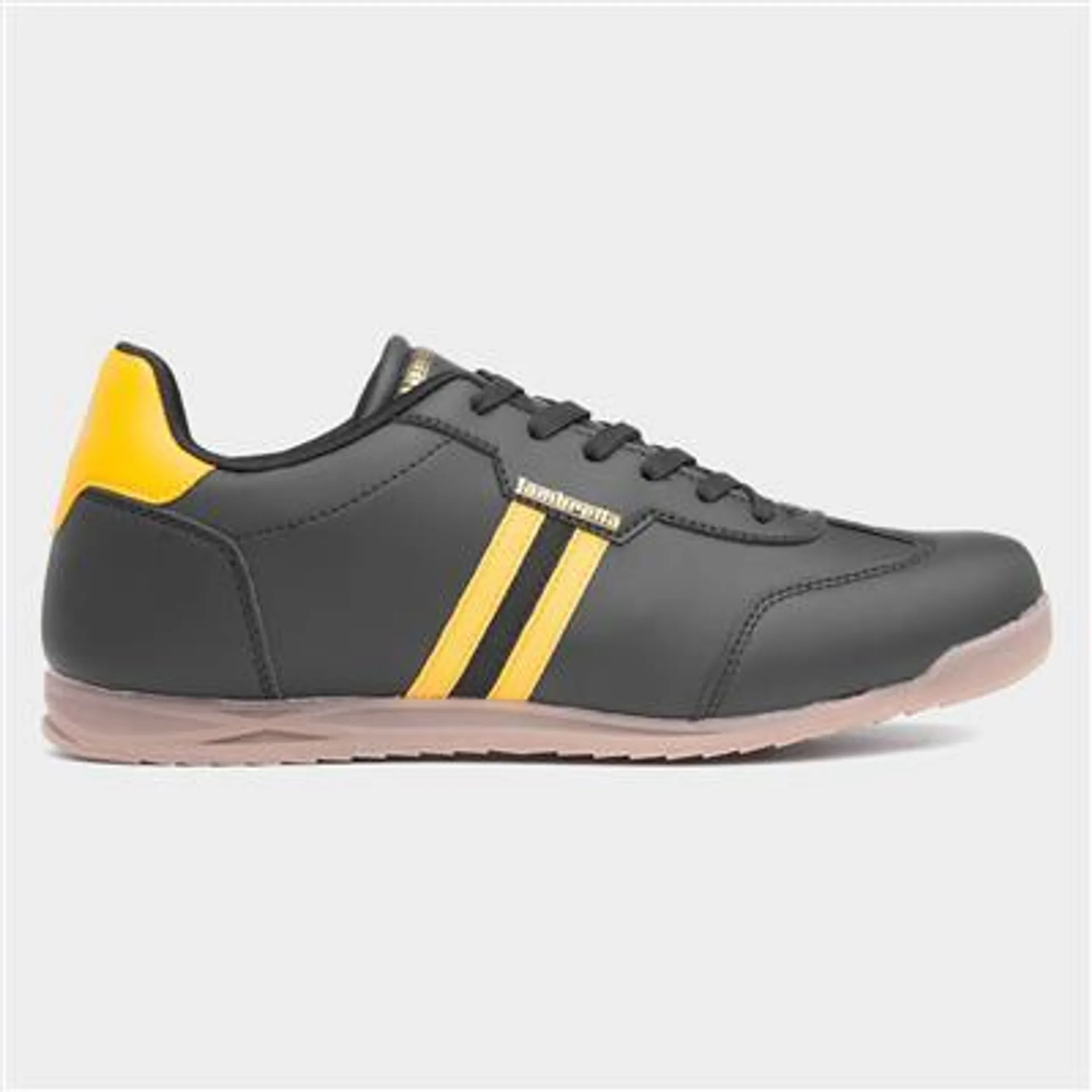 Tackle Mens Black Lace Up Shoe