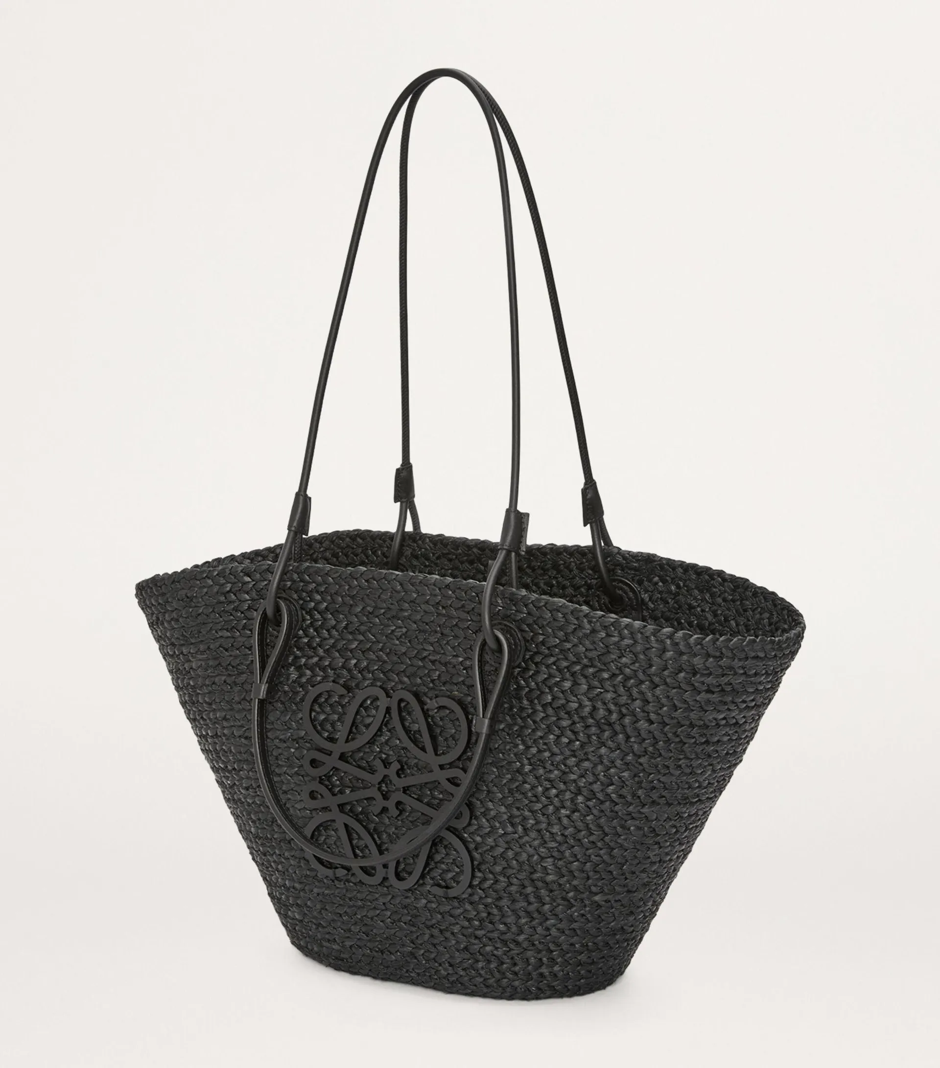 Medium Woven Anagram Basket Bag