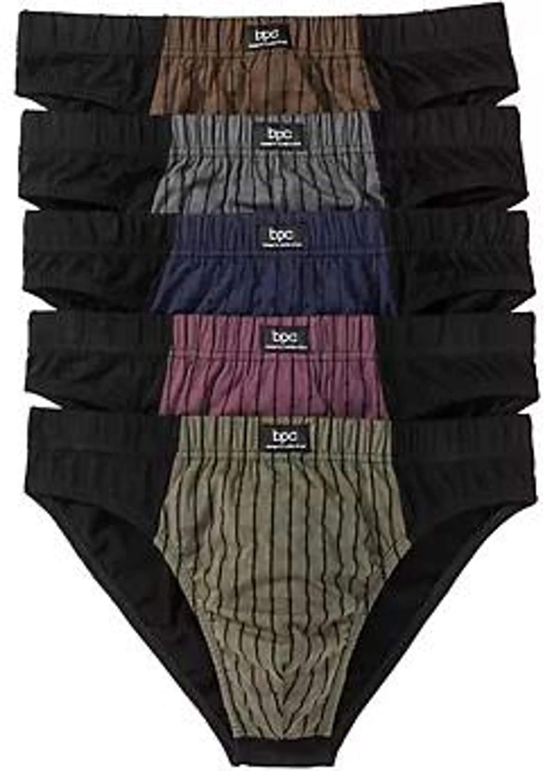 Pack of 5 Striped Men’s Briefs