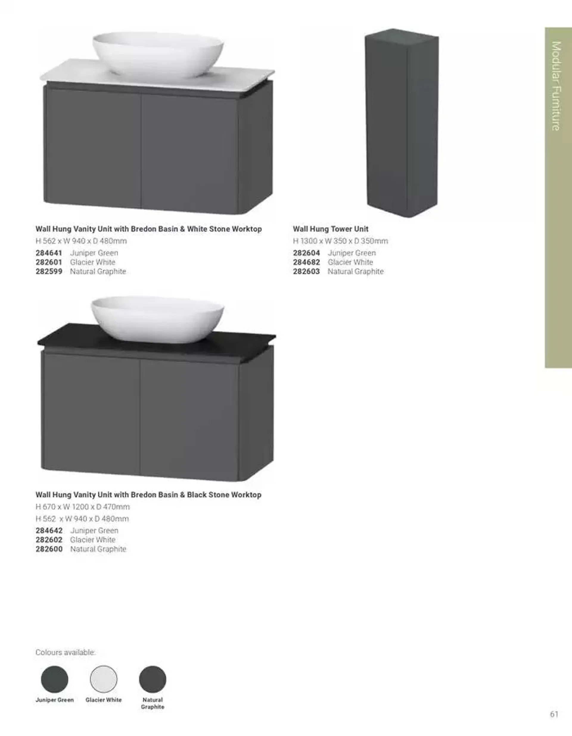 Wickes Bespoke Bathrooms brochure from 5 November to 31 December 2024 - Catalogue Page 61