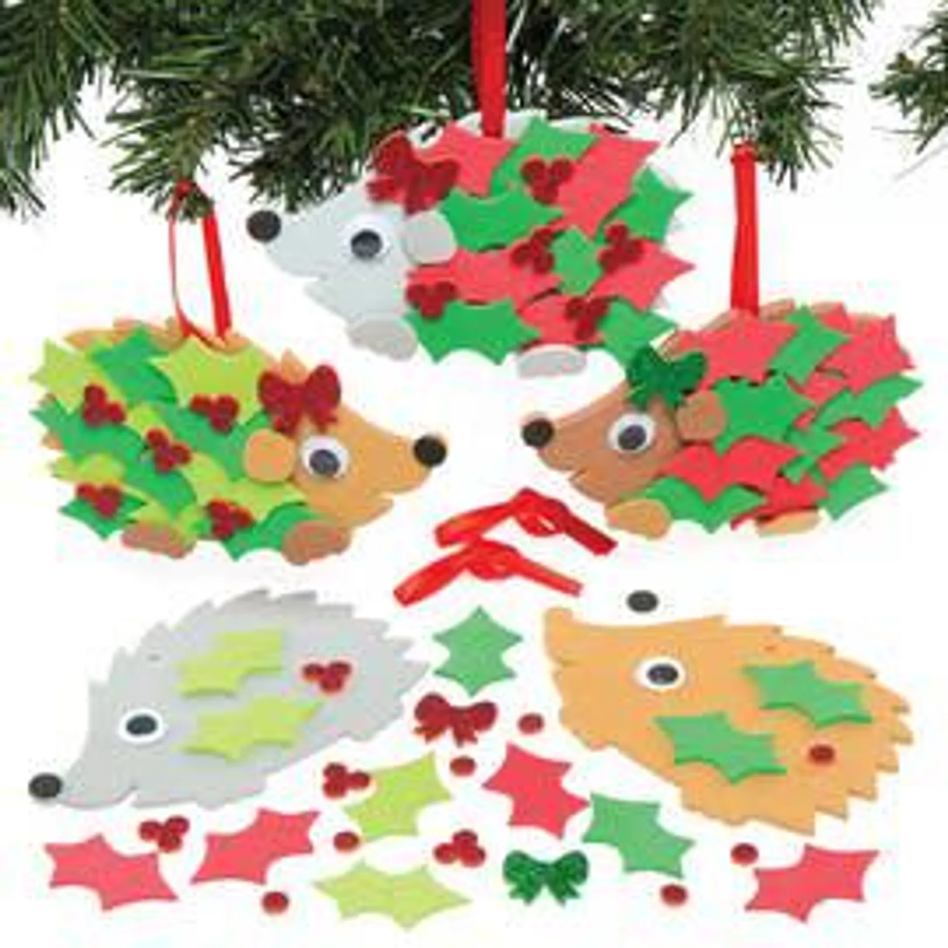 Holly Hedgehog Decoration Kits