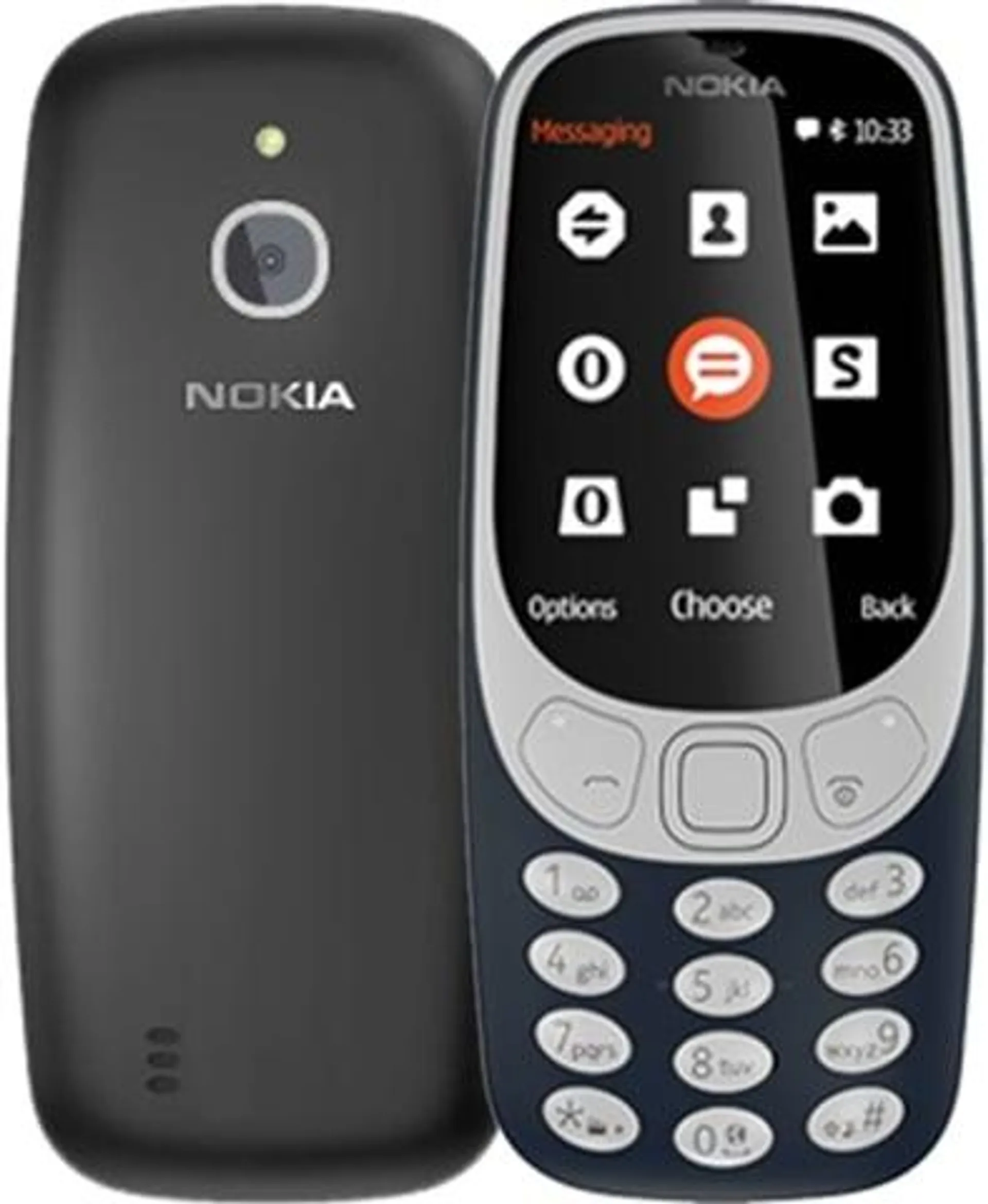 Nokia 3310 (2017) 3G Charcoal, Unlocked B