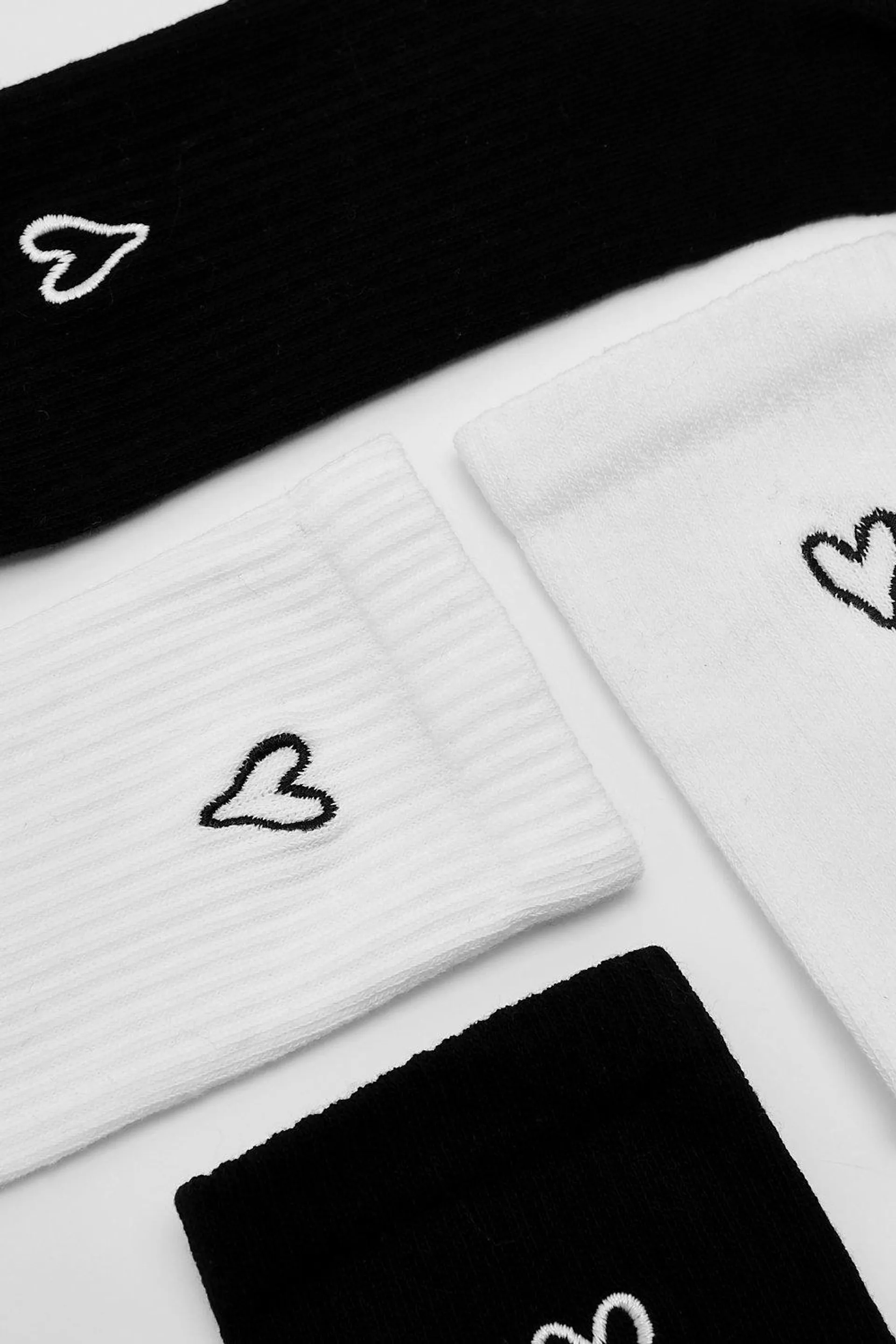 2 Pack Heart Sport Sock