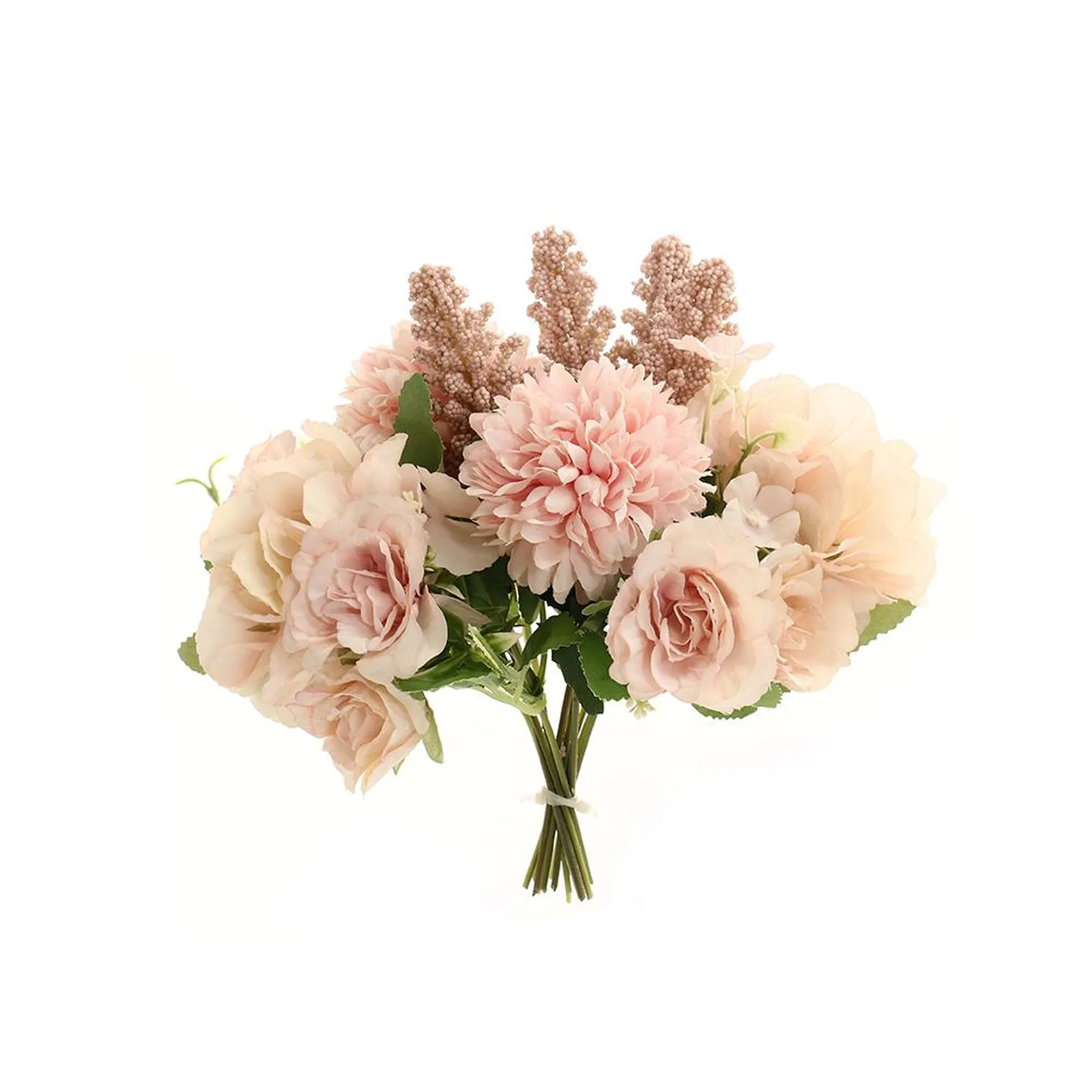 Living and Home Pink Artificial Silk Flower for Wedding