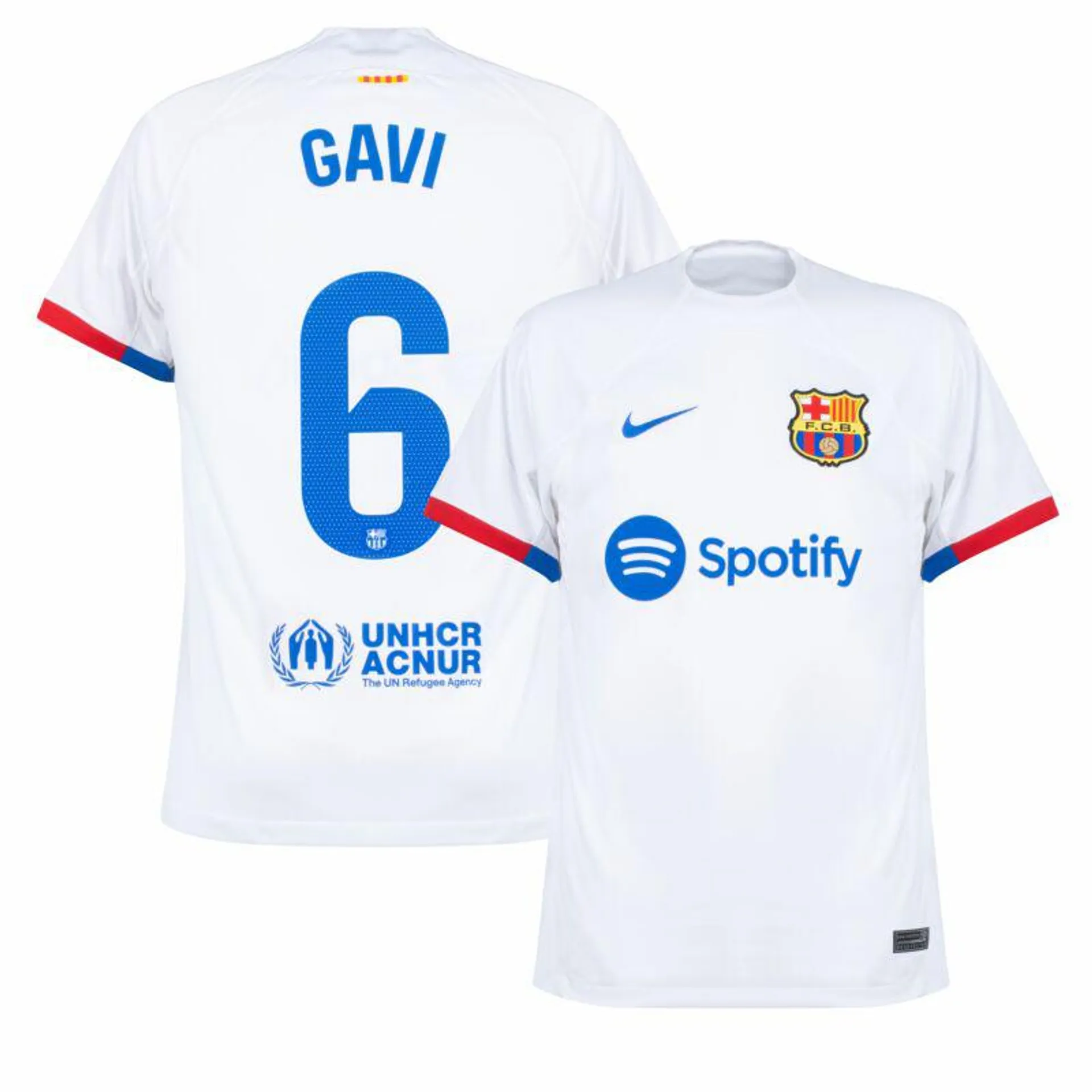 Nike Barcelona Away Gavi 6 KIDS Shirt 2023-2024 (La Liga)