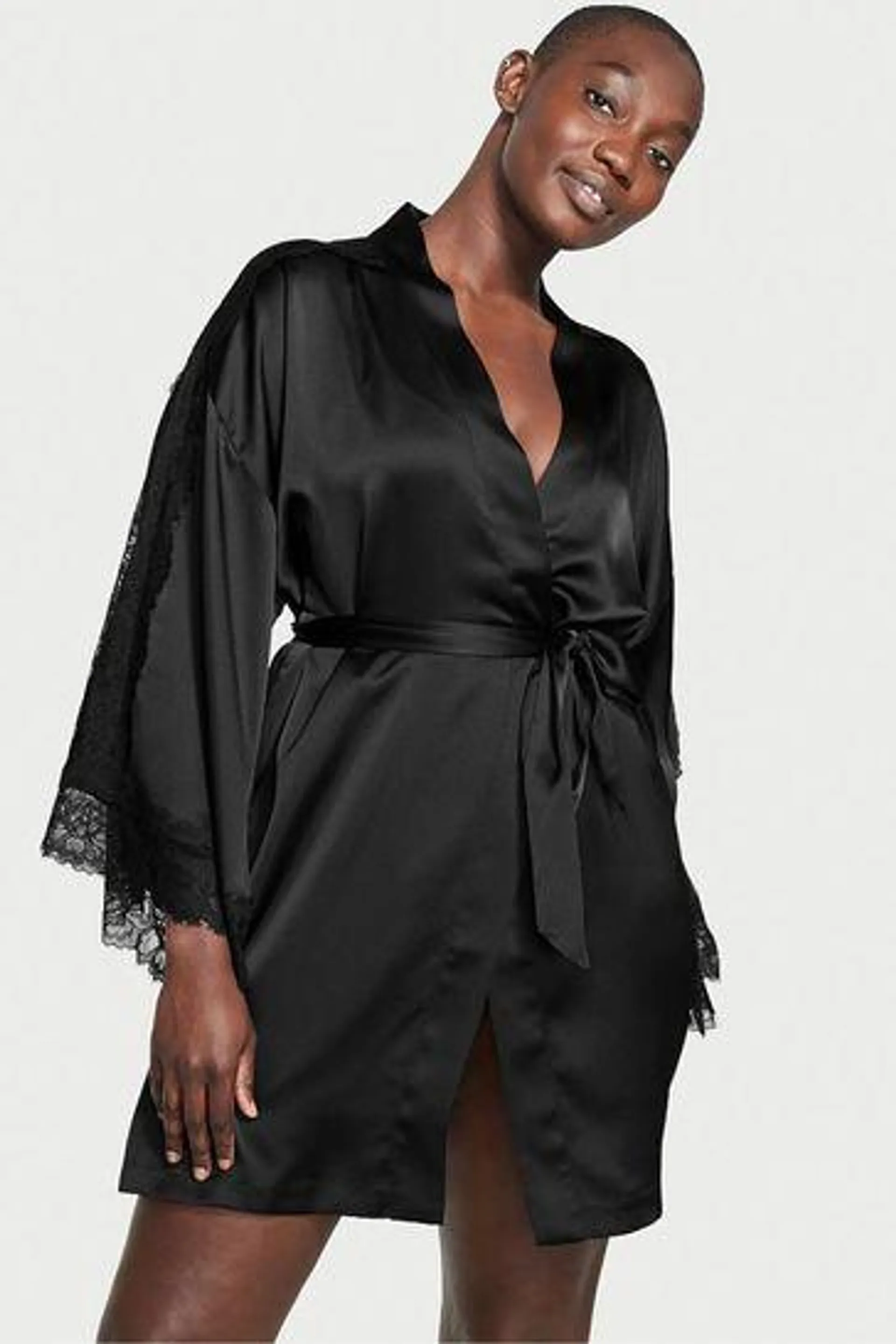 Lace Inset Robe