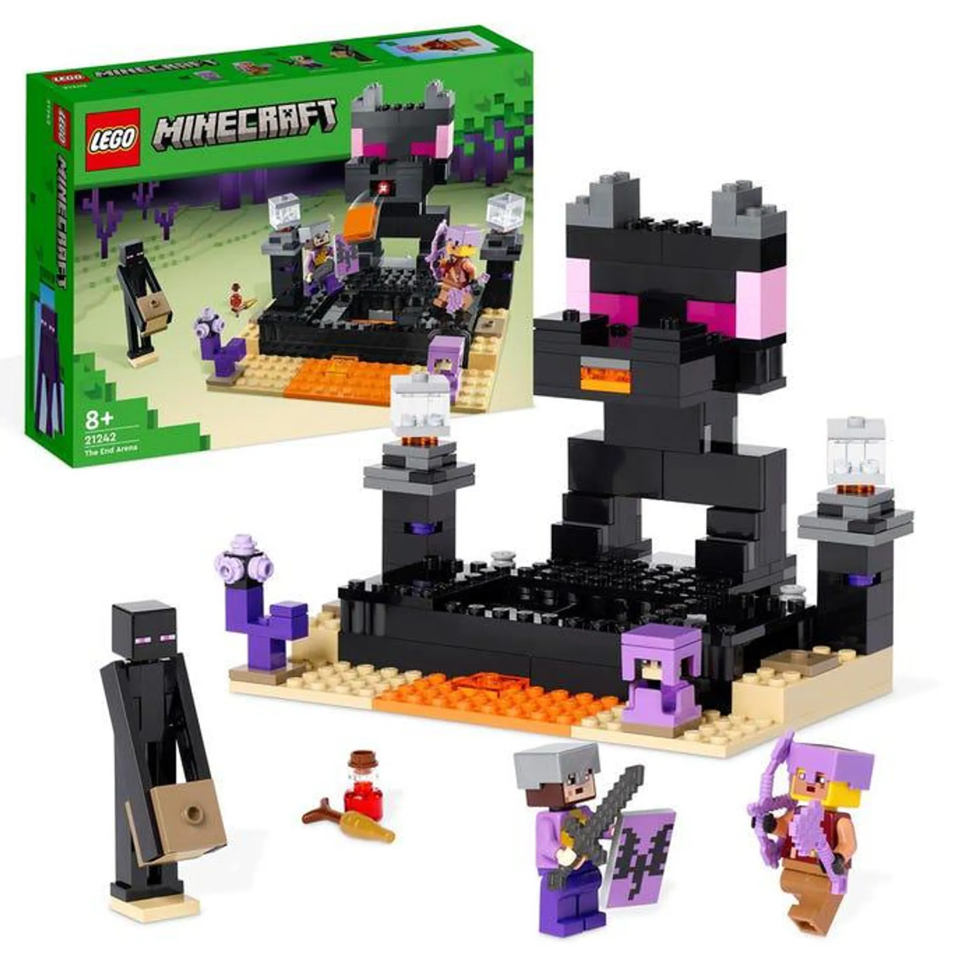 LEGO® 21242 Minecraft The End Arena, Ender Dragon Battle Set