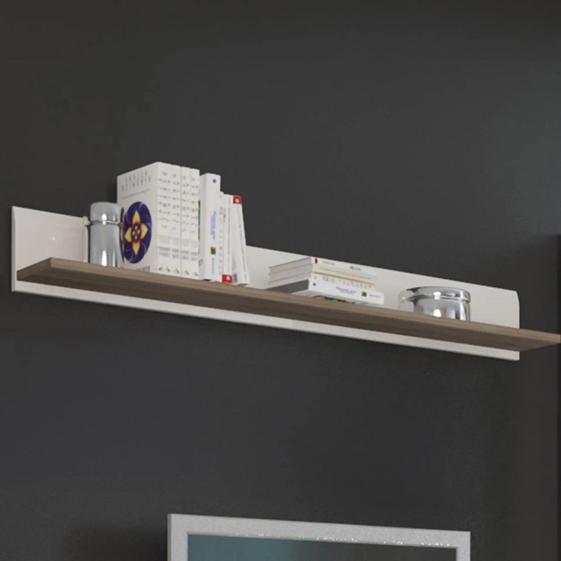 Florence Chelsea White Living Wall Shelf