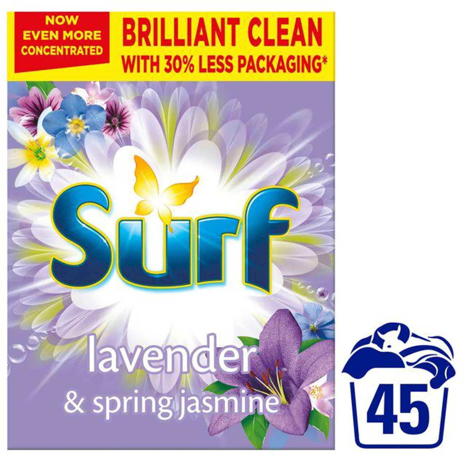 Surf Laundry Powder Lavender 45 Wash 2.25kg