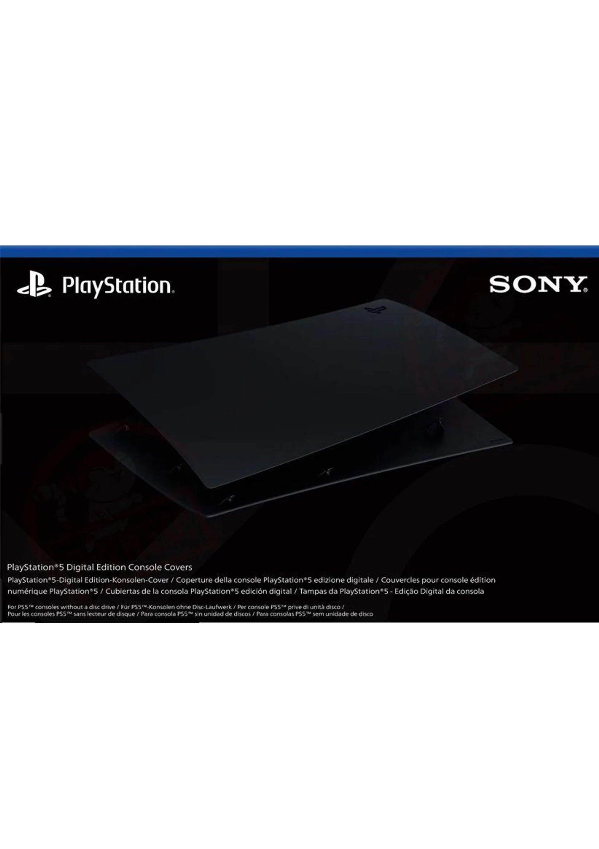 PlayStation®5 Official Digital Edition Console Cover - Black on PlayStation 5