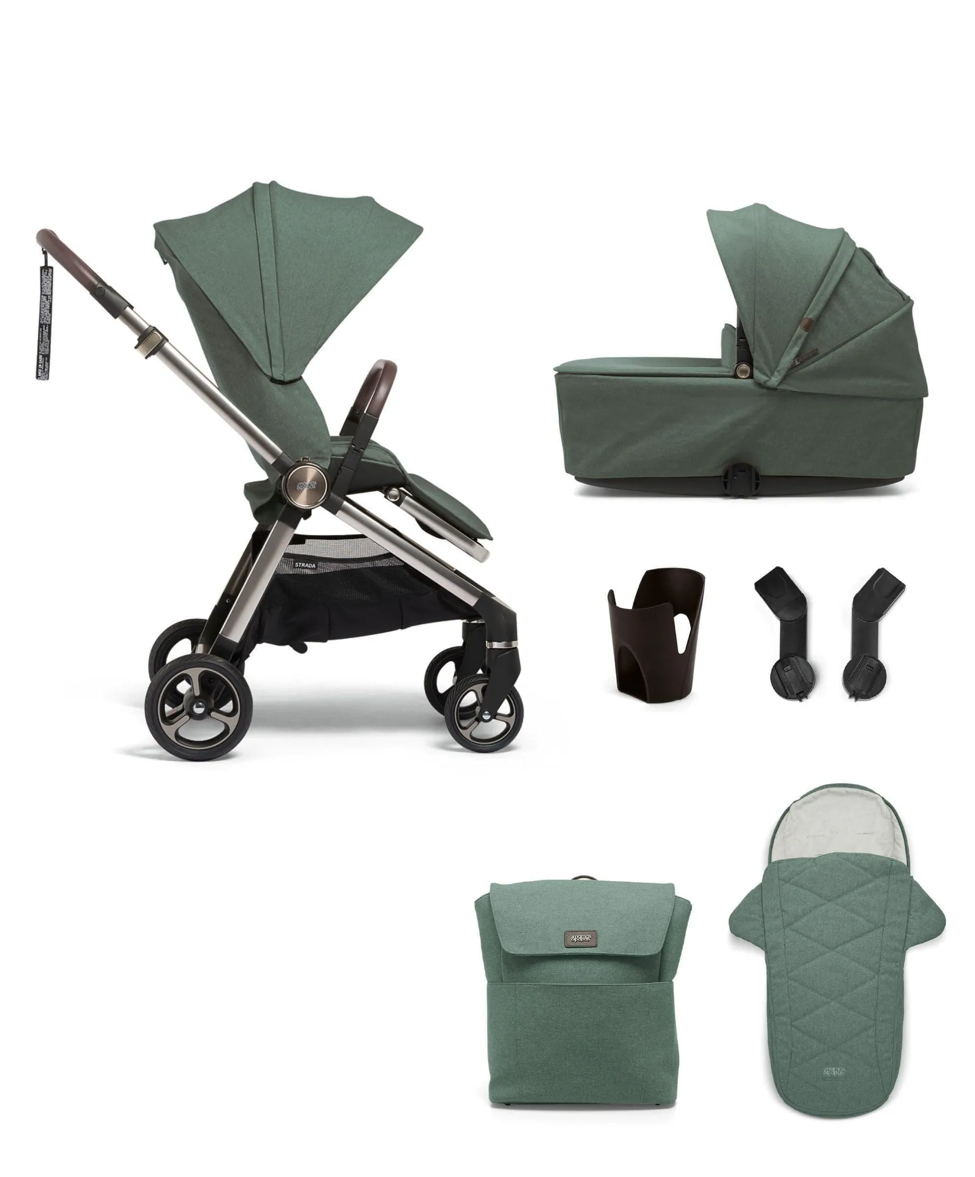 Strada Pushchair Bundle ( 6 Pieces) - Ivy