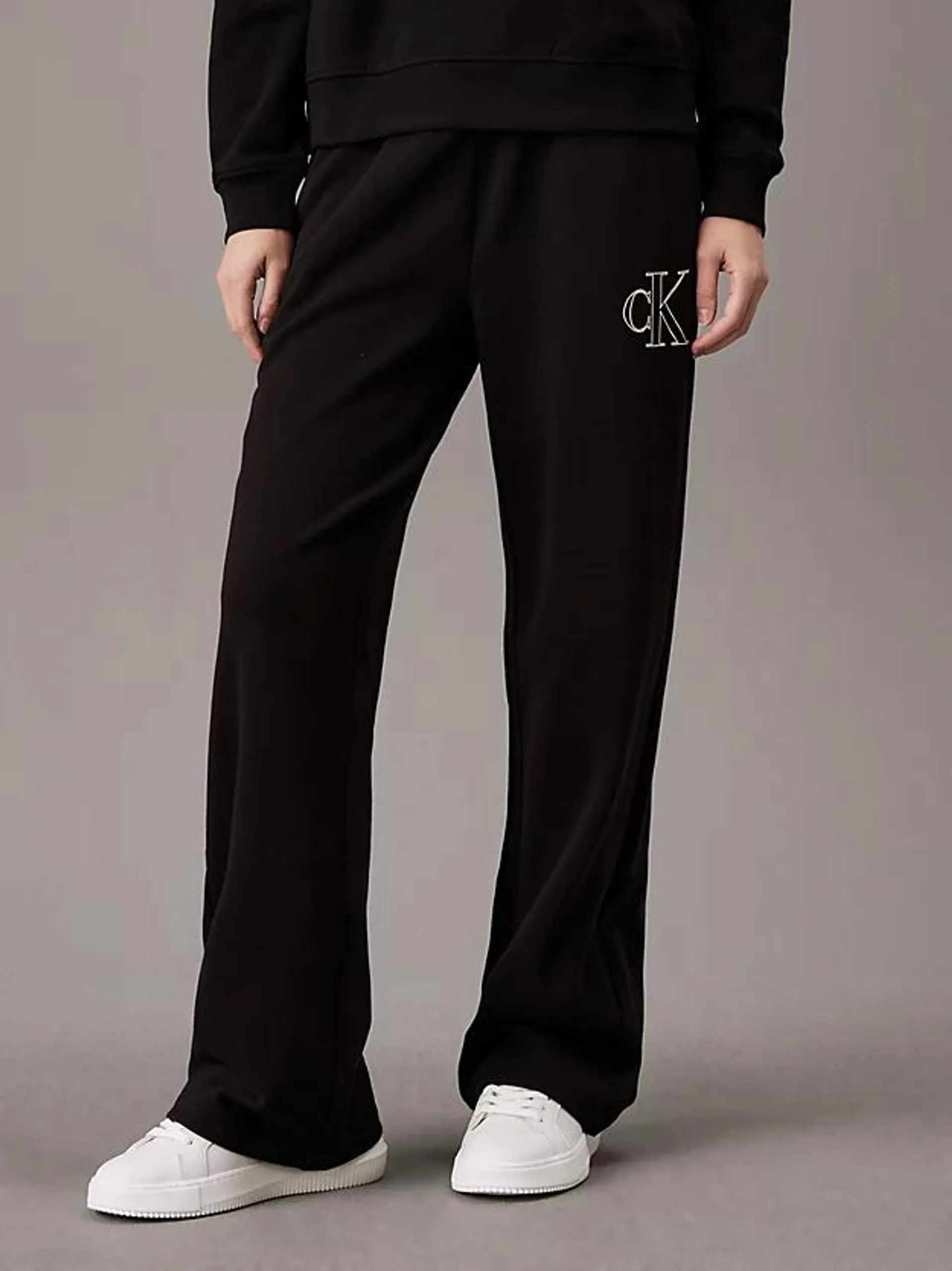 Wide Leg Monogram Joggers