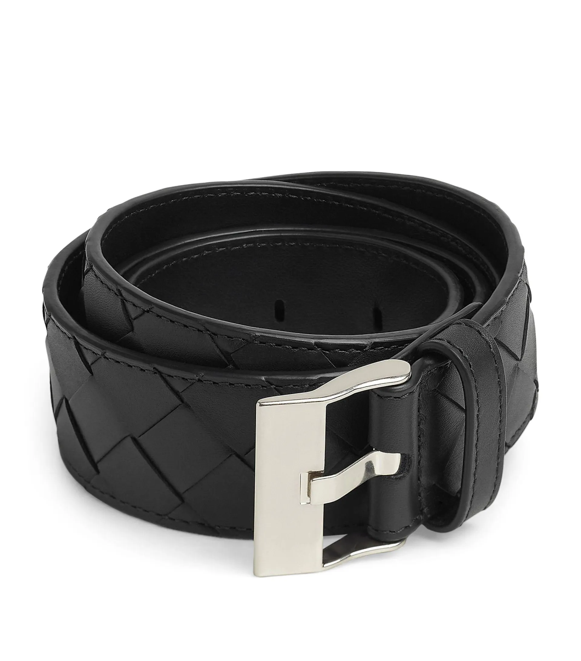 Leather Intrecciato Belt