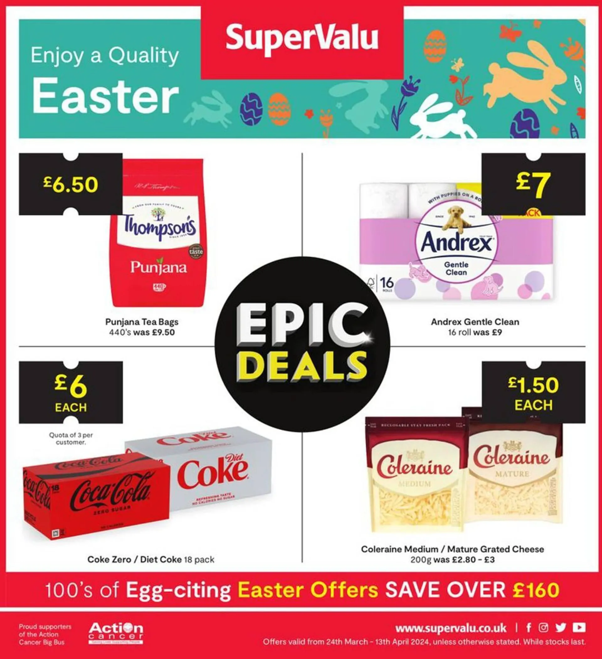 SuperValu leaflet from 25 March to 13 April 2024 - Catalogue Page 1