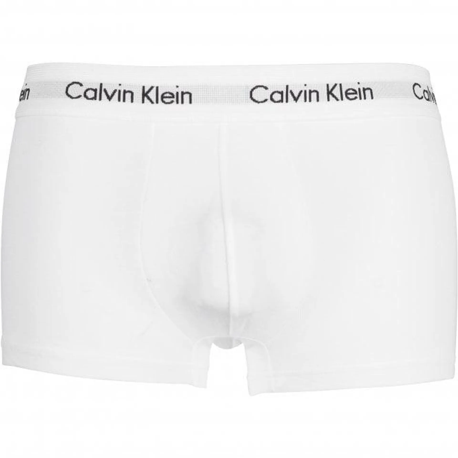 Calvin Klein 3-Pack Logo Print Low-Rise Boxer Trunks, Blue/White/Grey