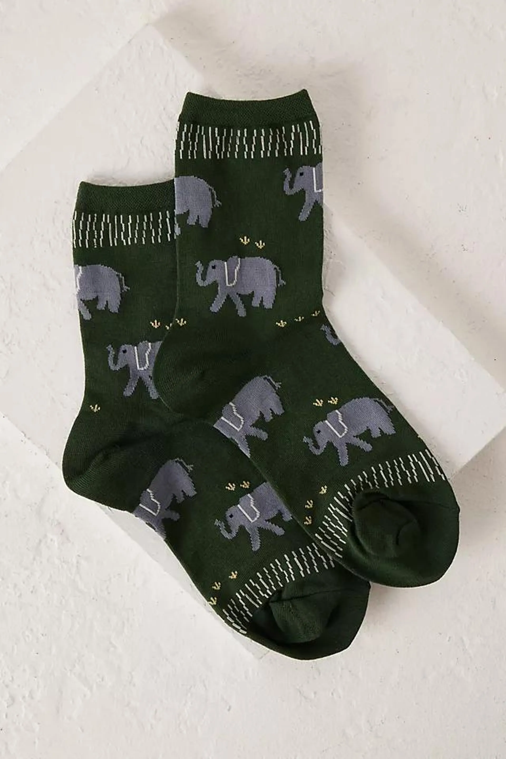 Elephant Patterned Socks