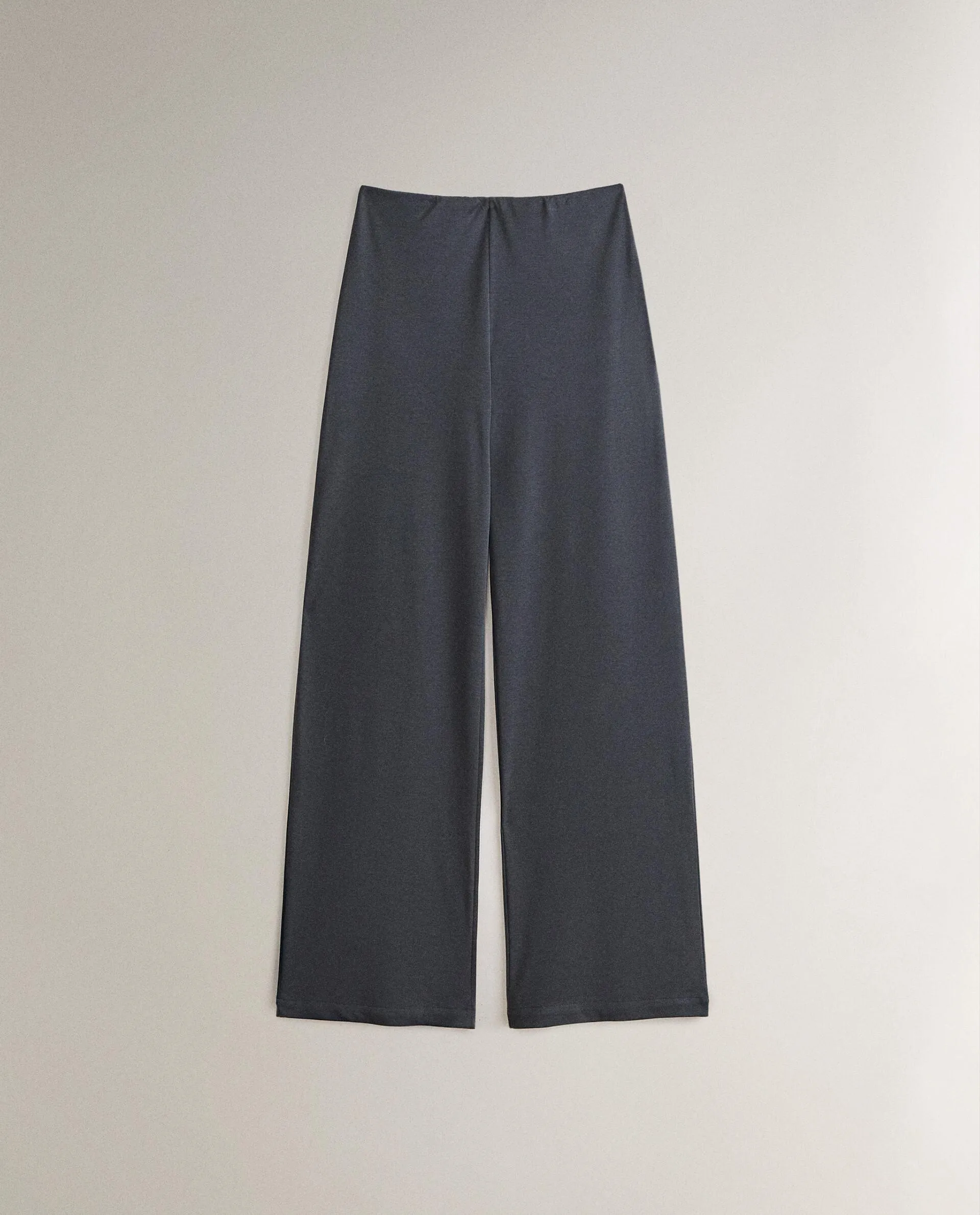 LYOCELL AND COTTON TROUSERS