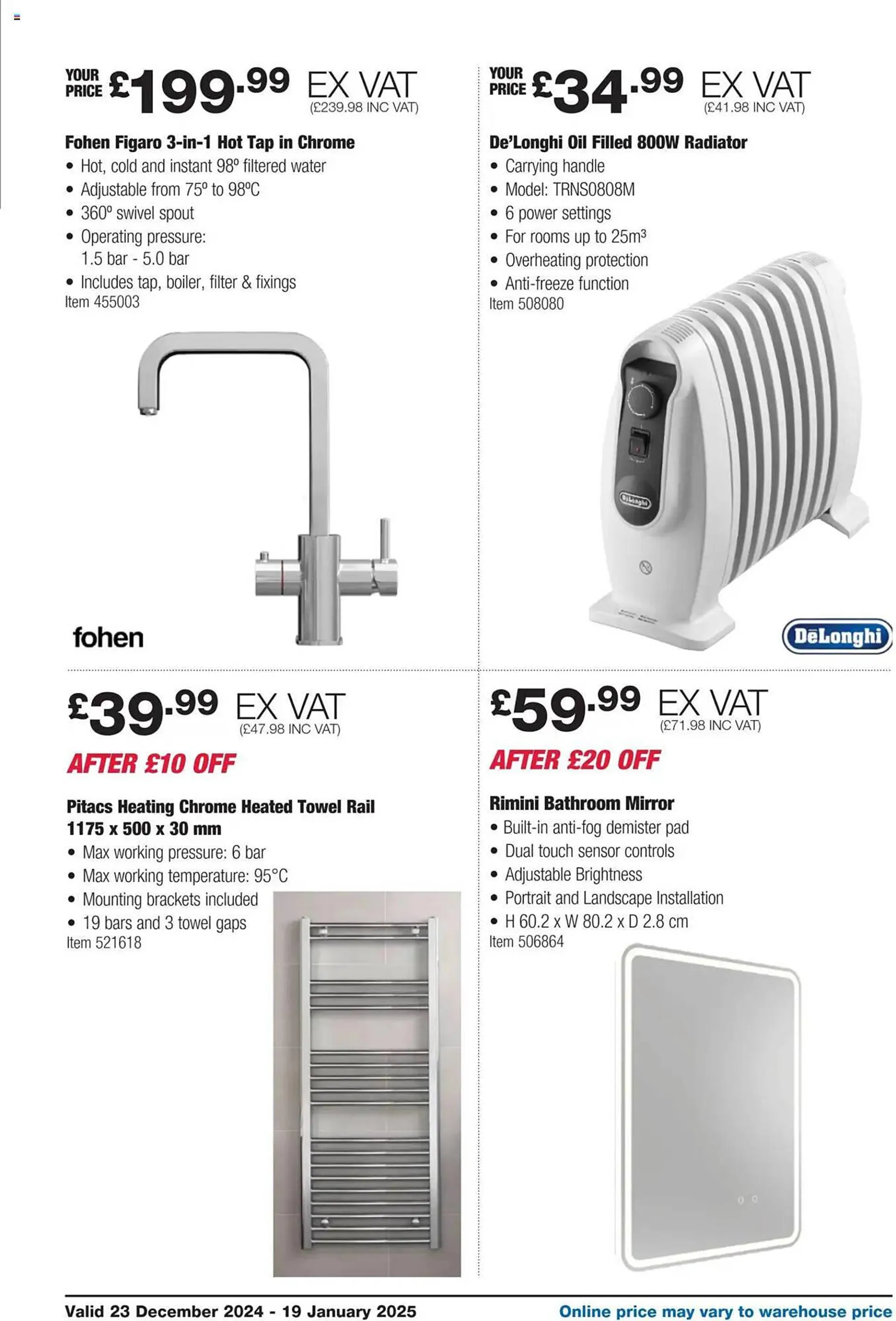 Costco leaflet from 23 December to 19 January 2025 - Catalogue Page 4