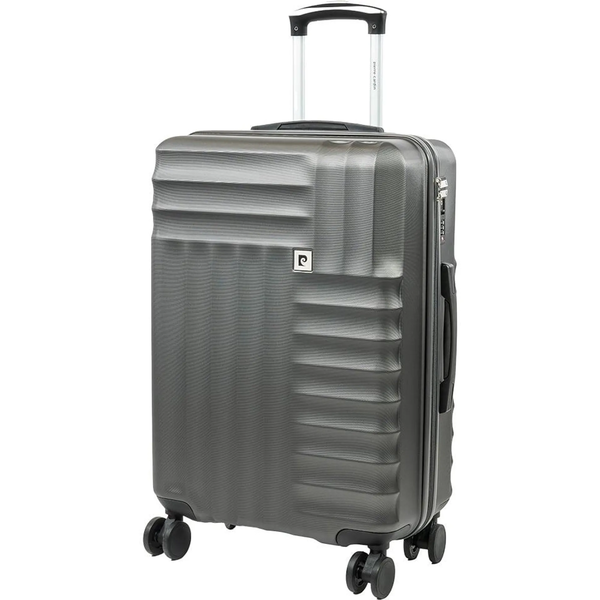 Pierre Cardin Medium Grey Trolley Suitcase