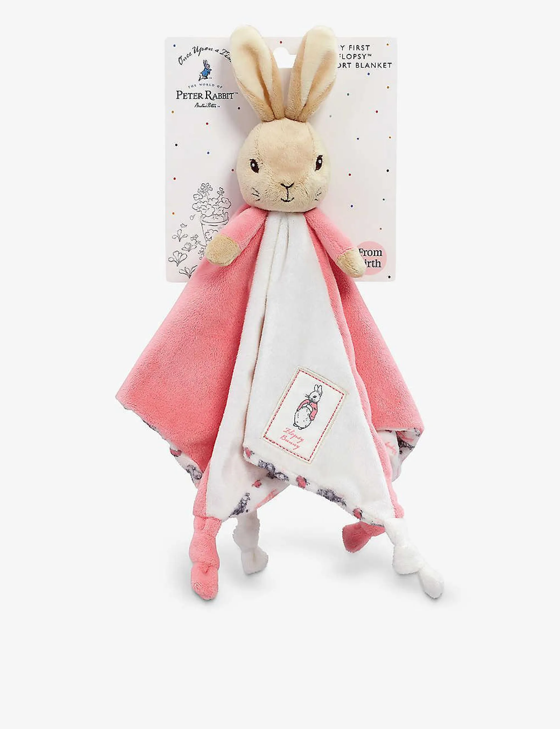 Flopsy Bunny embroidered soother soft toy 30cm