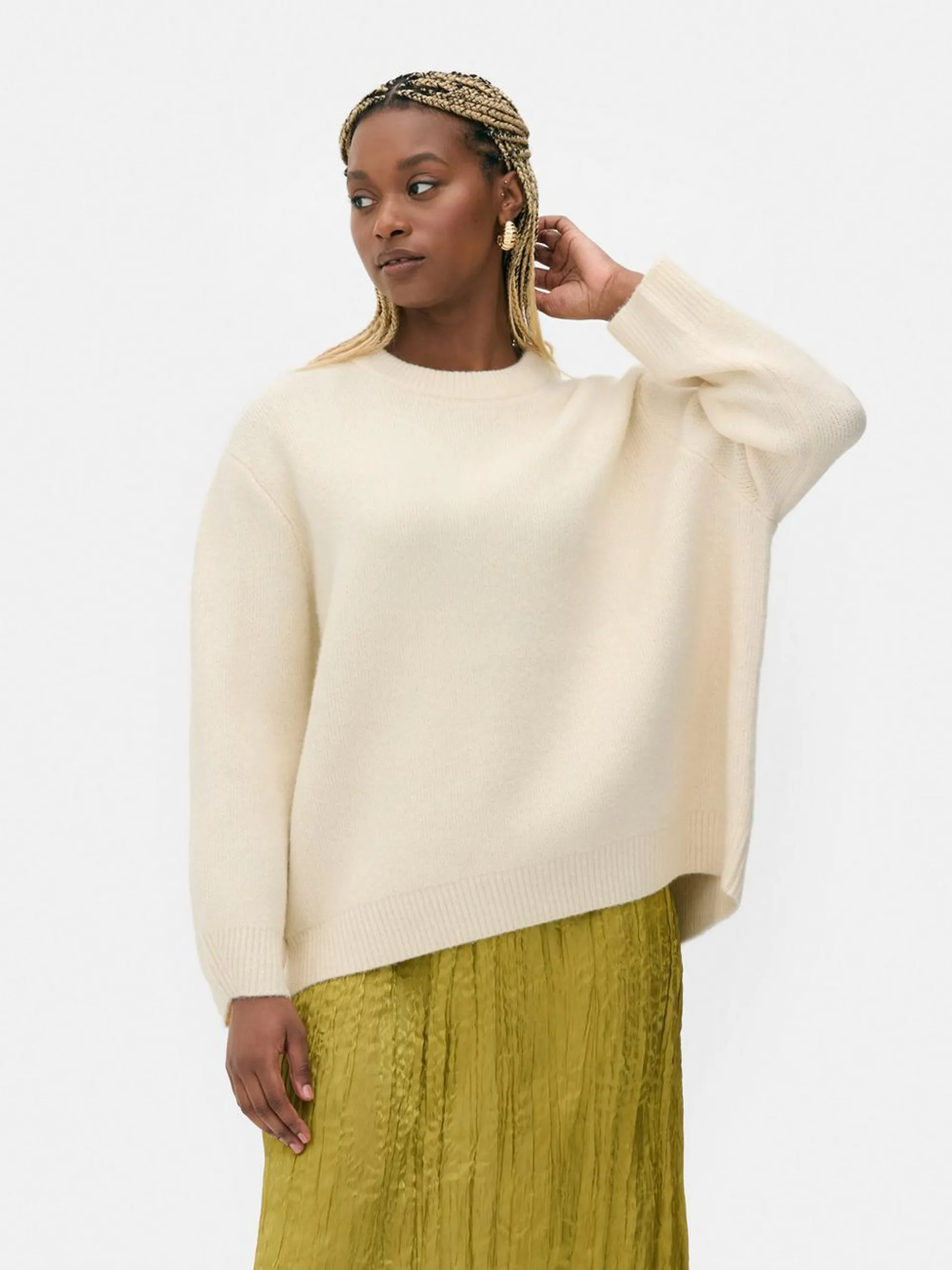 Oversized Crew Neck Jumper