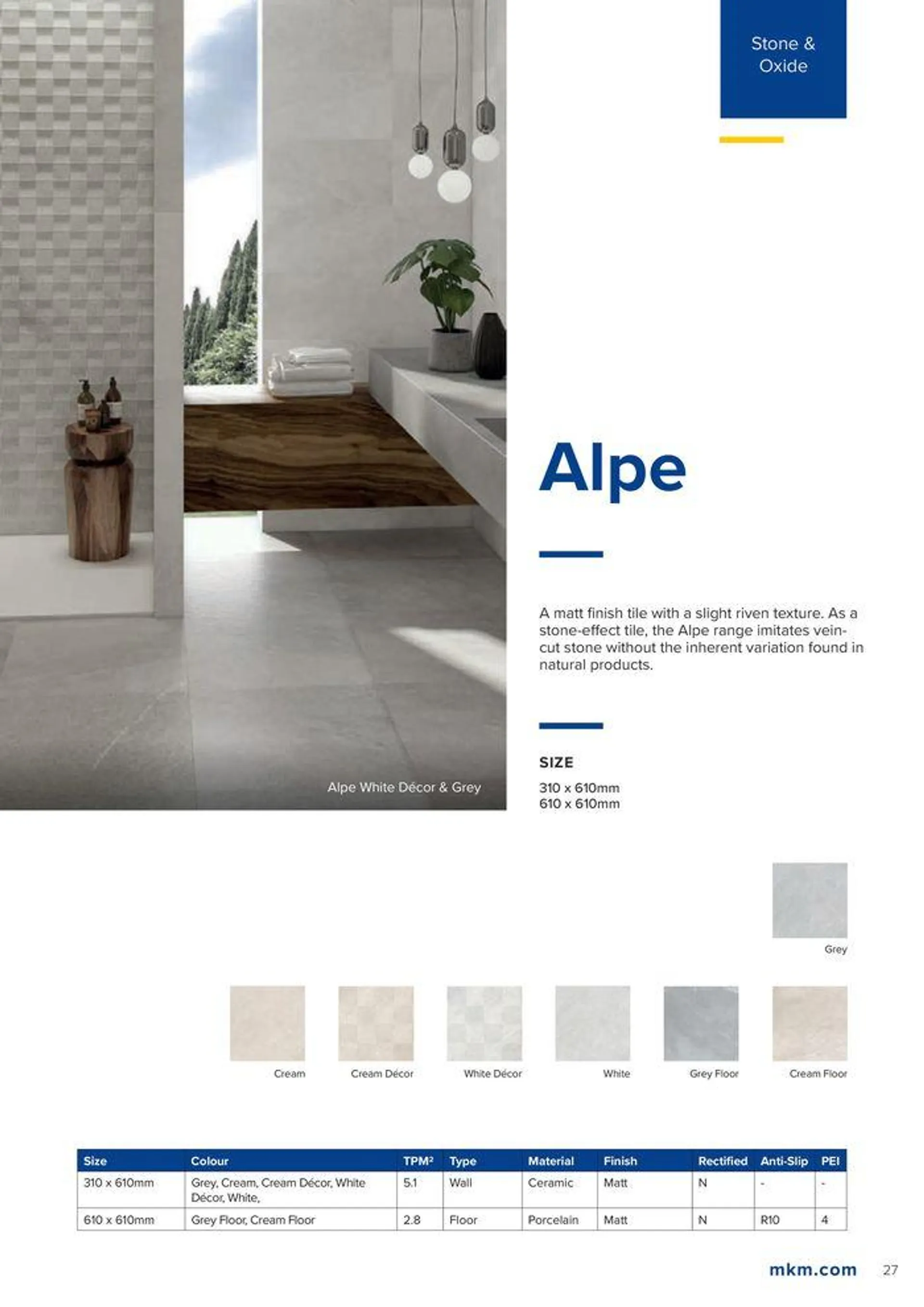 Tile Collection 2023/34 from 24 October to 31 December 2024 - Catalogue Page 27