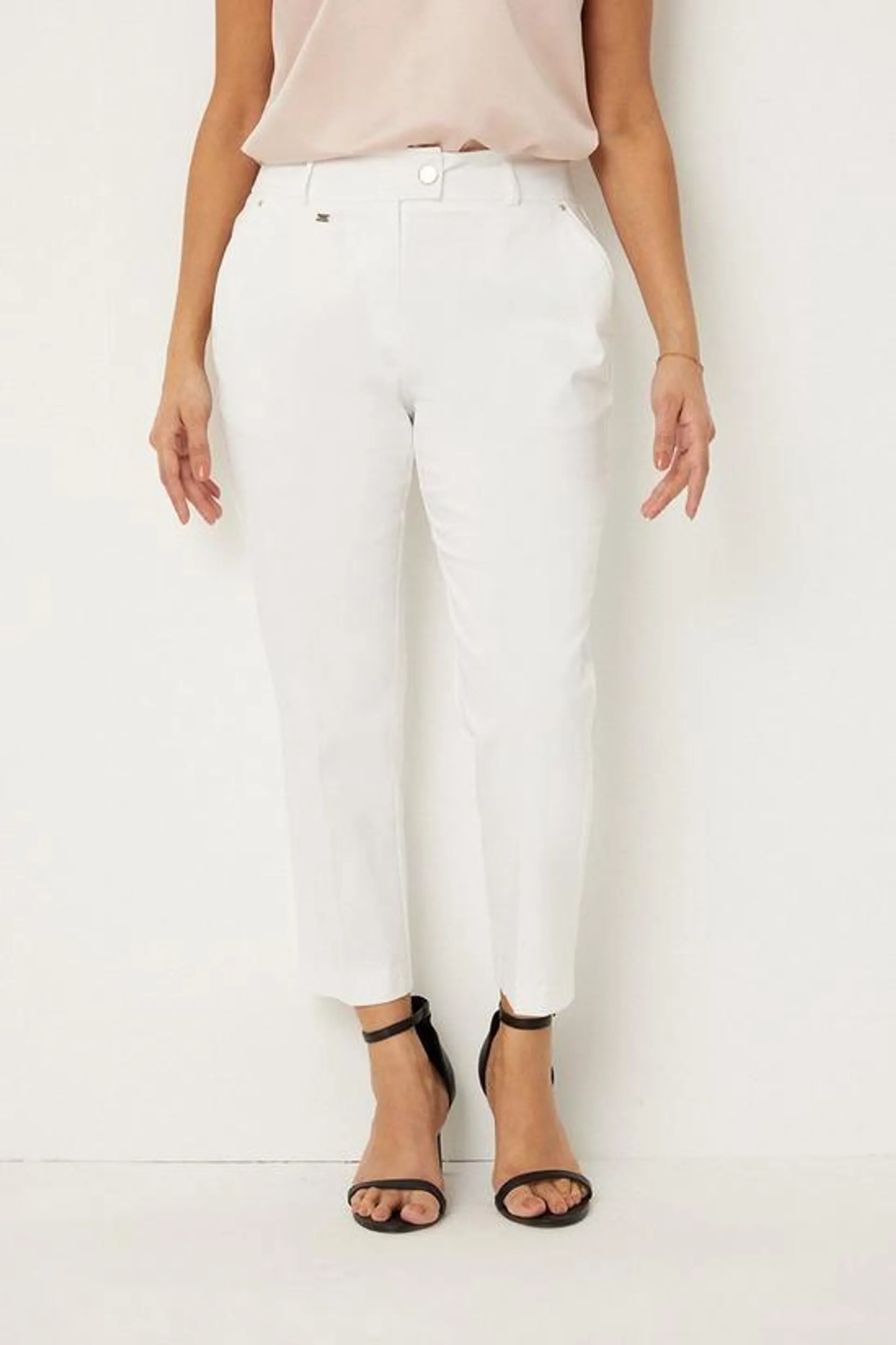 Petite Stretch Crop Trousers