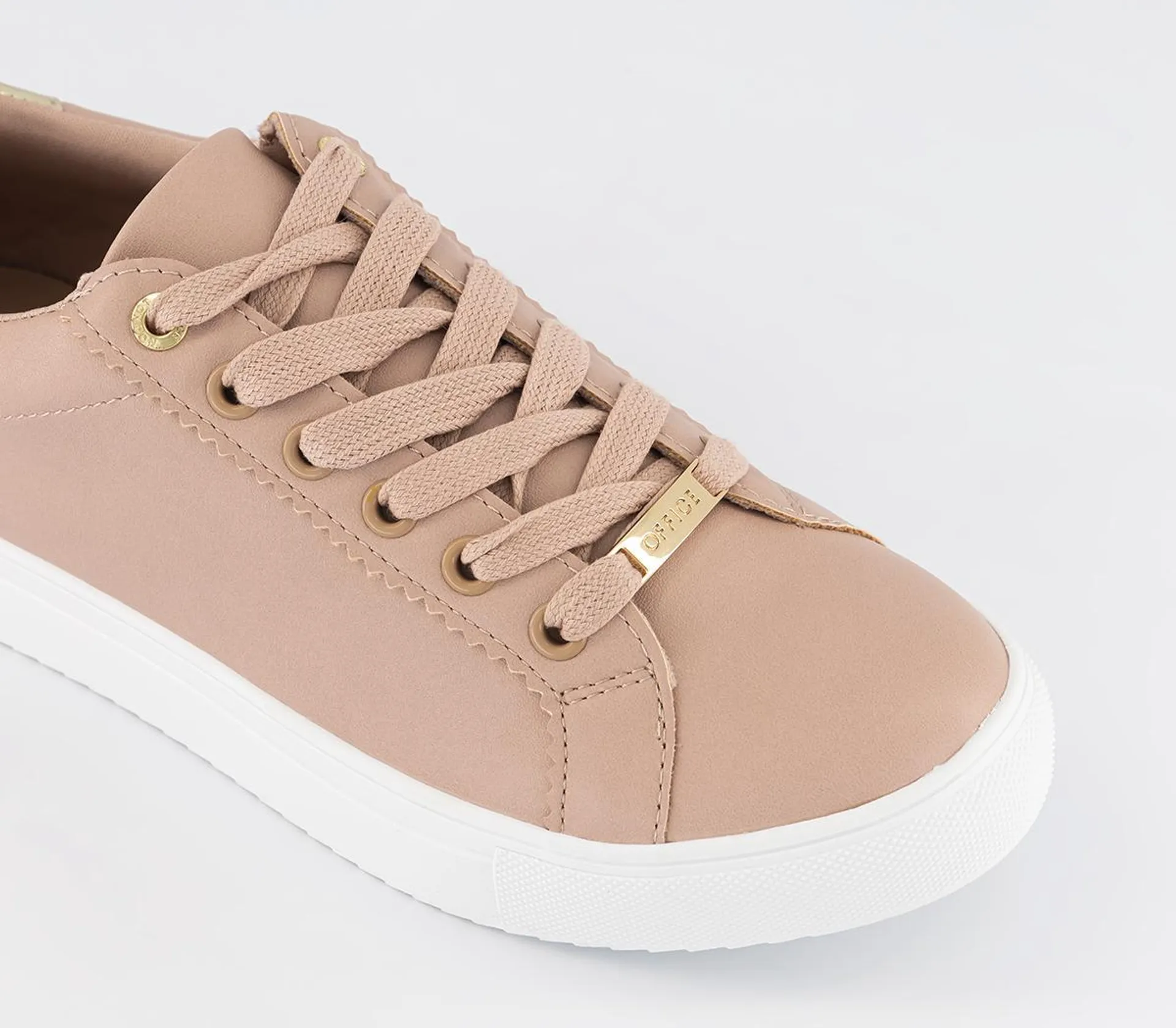 Force Lace Up Cup Sole Trainers
