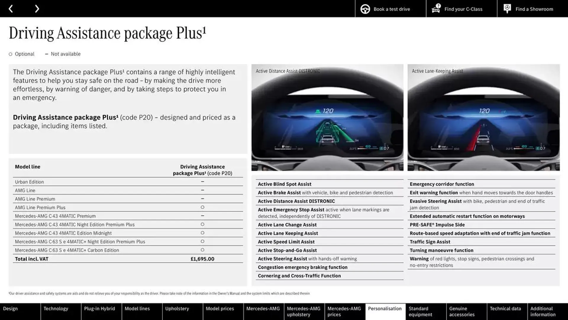 Mercedes Benz C-Class Saloon from 9 October to 9 October 2025 - Catalogue Page 57