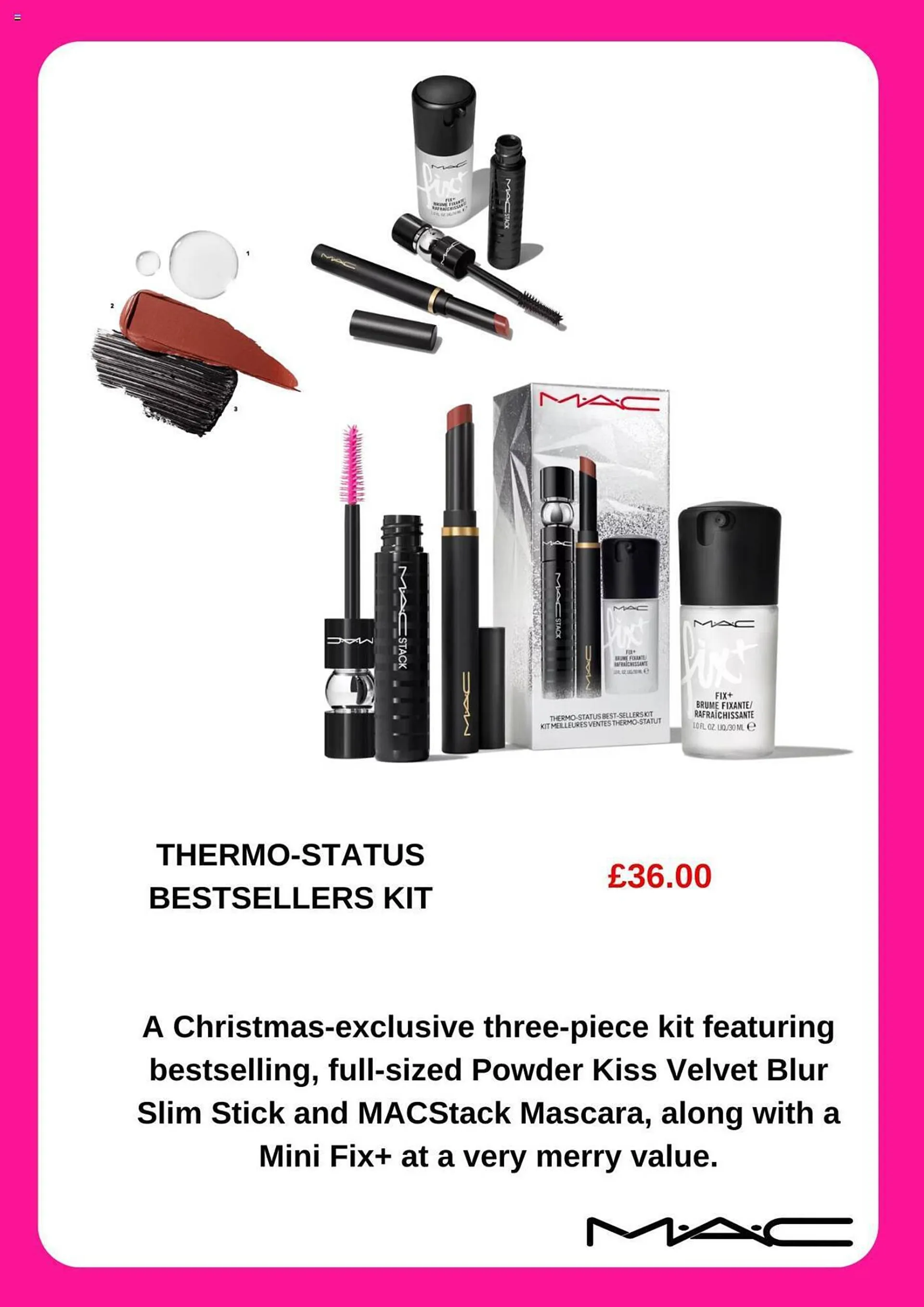 MAC Cosmetics leaflet from 19 December to 19 January 2024 - Catalogue Page 2