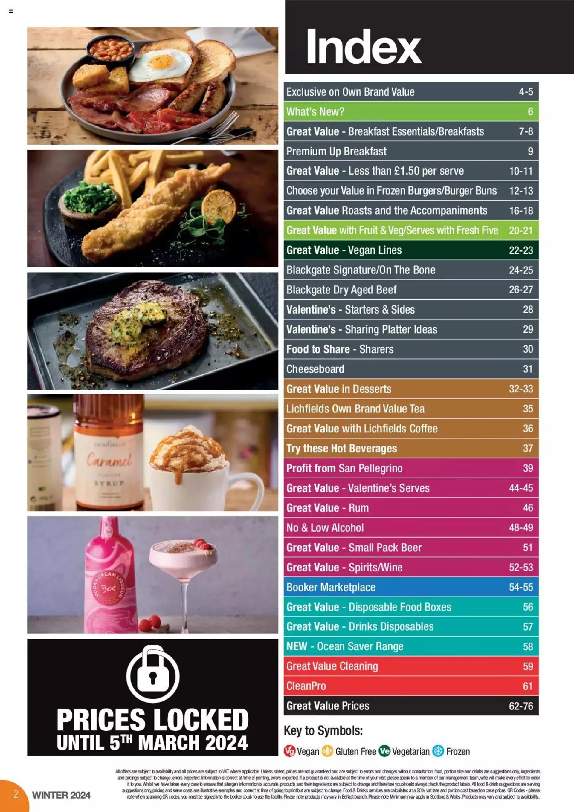 Booker Wholesale - Winter Catering Guide from 1 January to 5 March 2024 - Catalogue Page 2