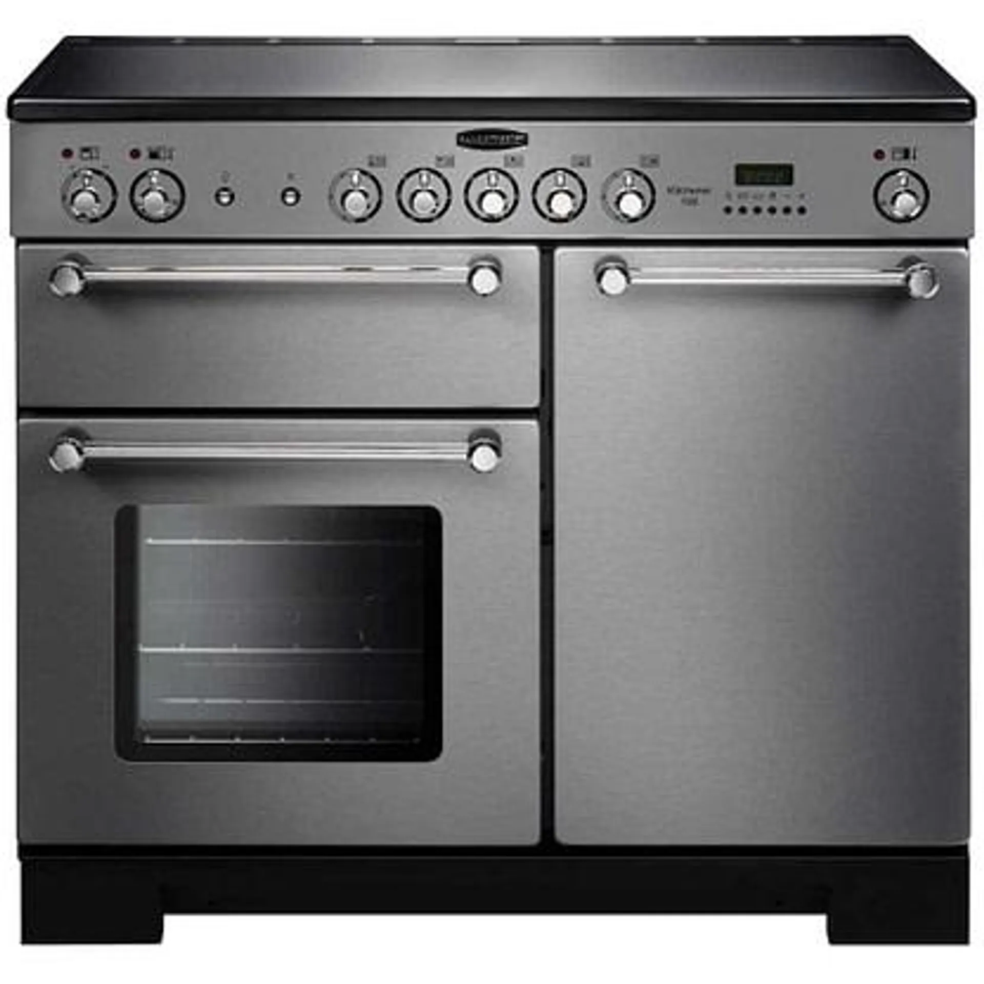 Rangemaster KCH100ECSS/C Kitchener 100cm Ceramic Range Cooker 112830 – STAINLESS STEEL