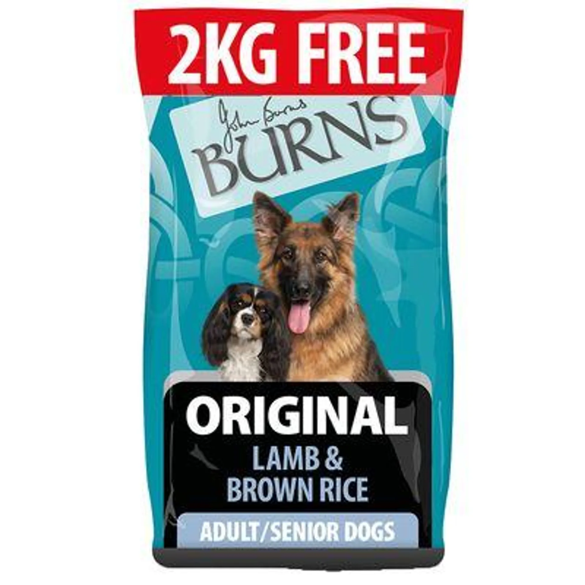 Burns Dry Dog Food - 12kg + 2kg Free ! *