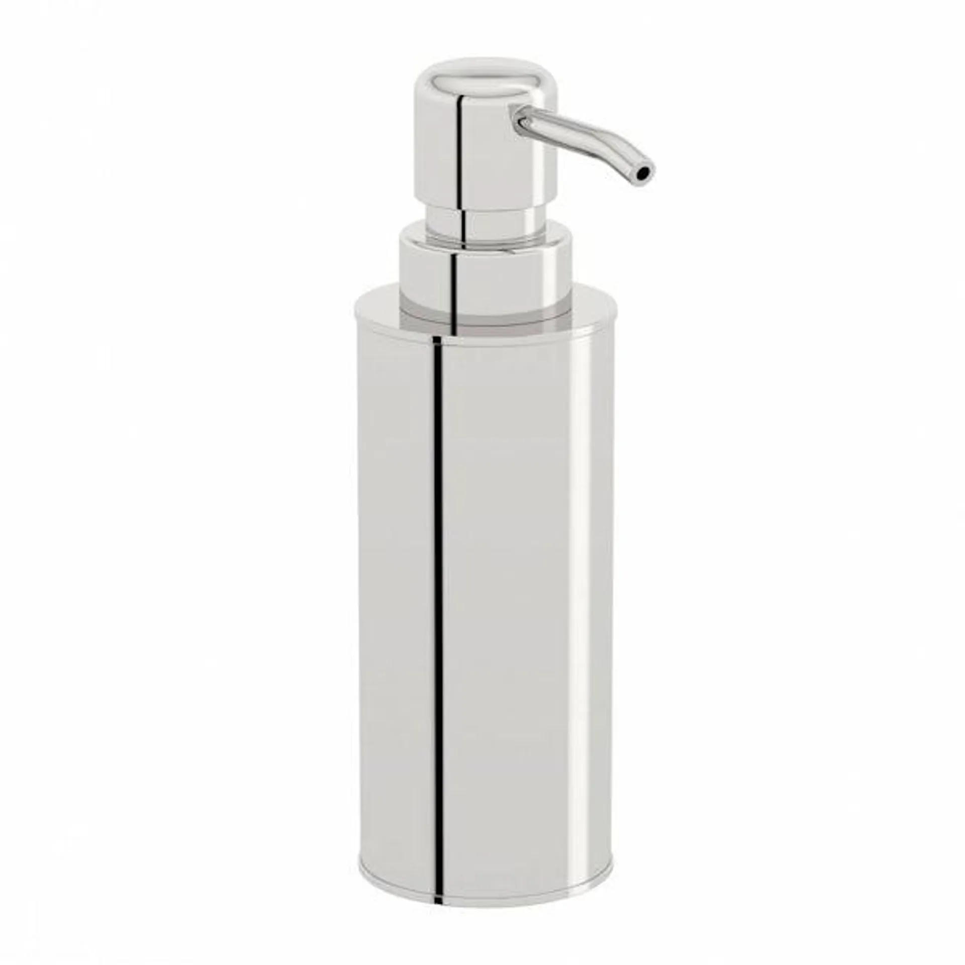 Accents Options freestanding slim stainless steel effect soap dispenser