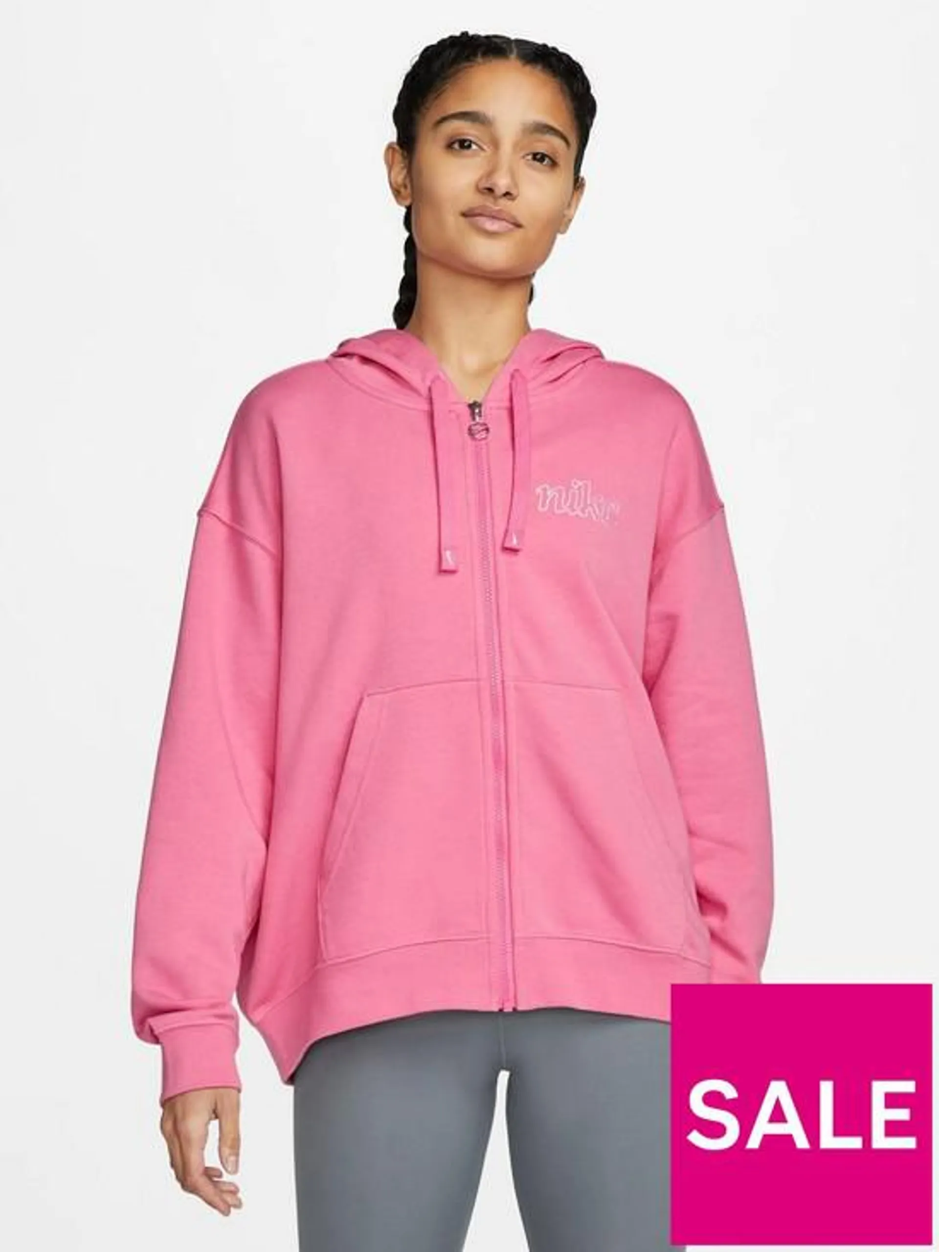 Training Dynamic Fit Get Fit GX Zip Through Hoodie - Pink