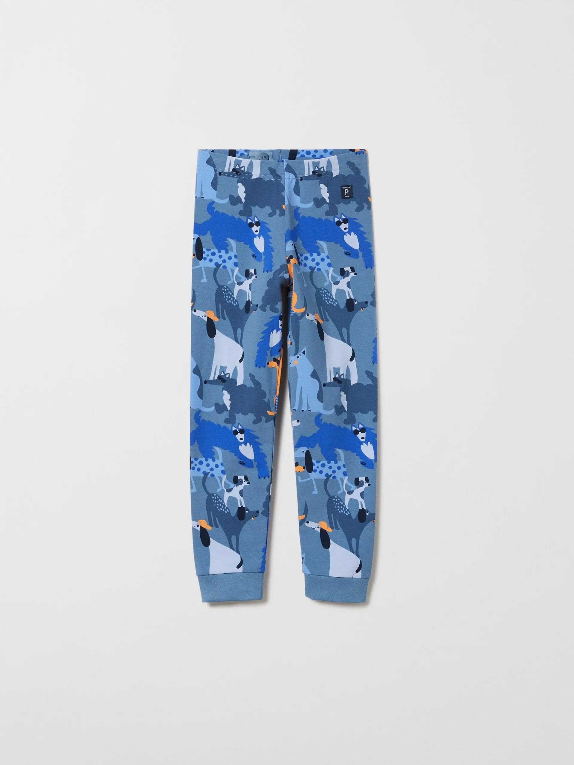 Dog Print Kids Leggings