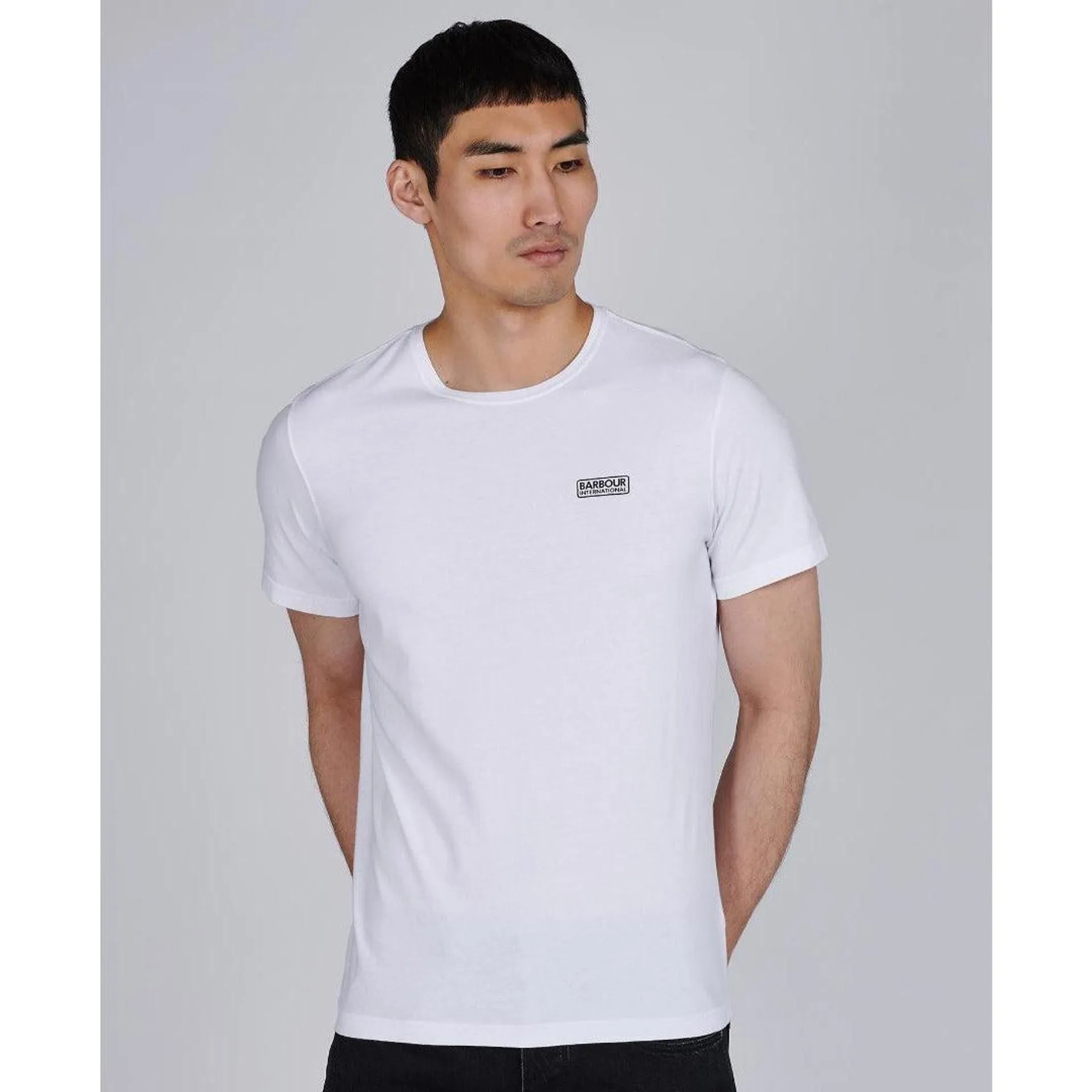 Barbour International Essential Small Logo Tee - White