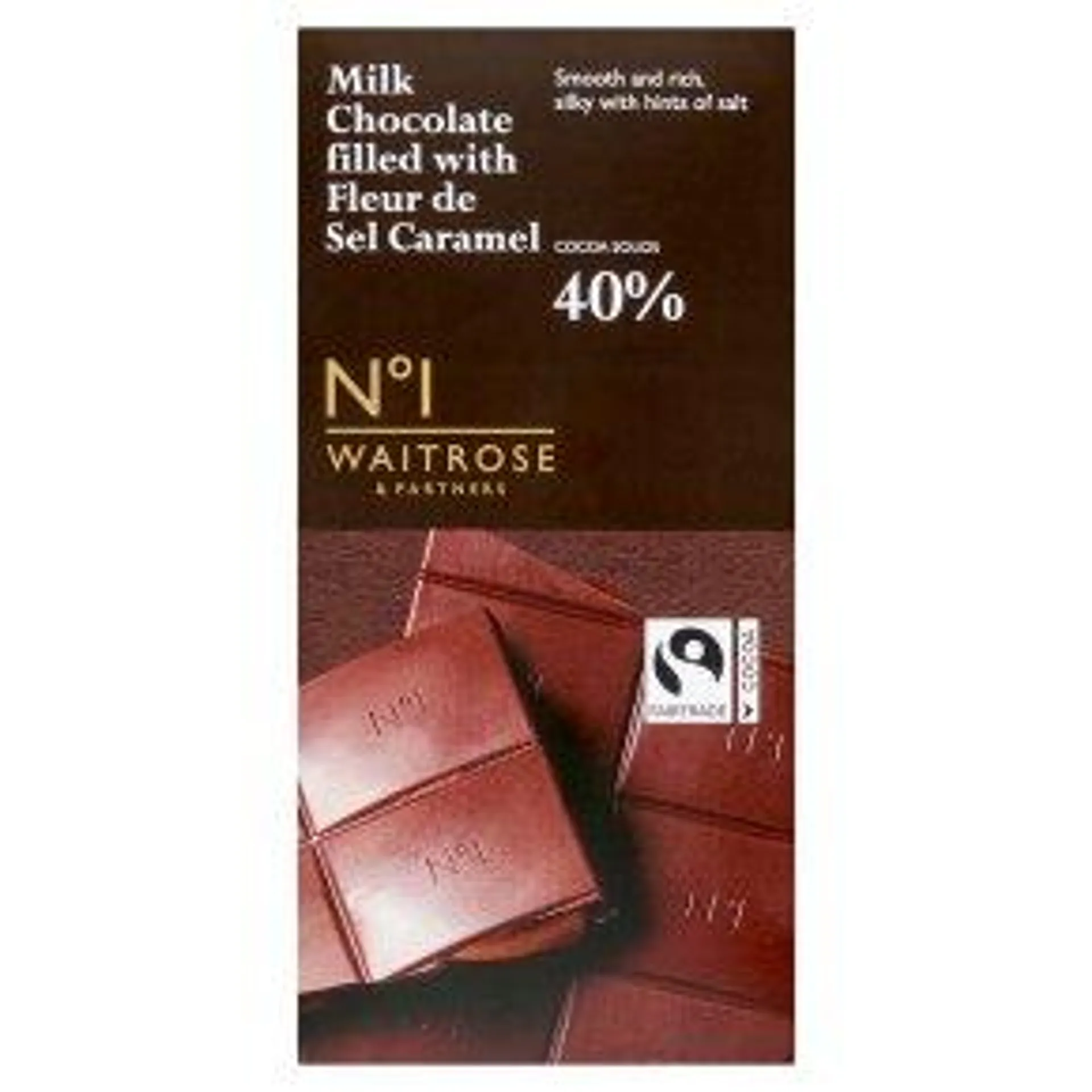 No.1 Milk Chocolate filled with Fleur de Sel Caramel