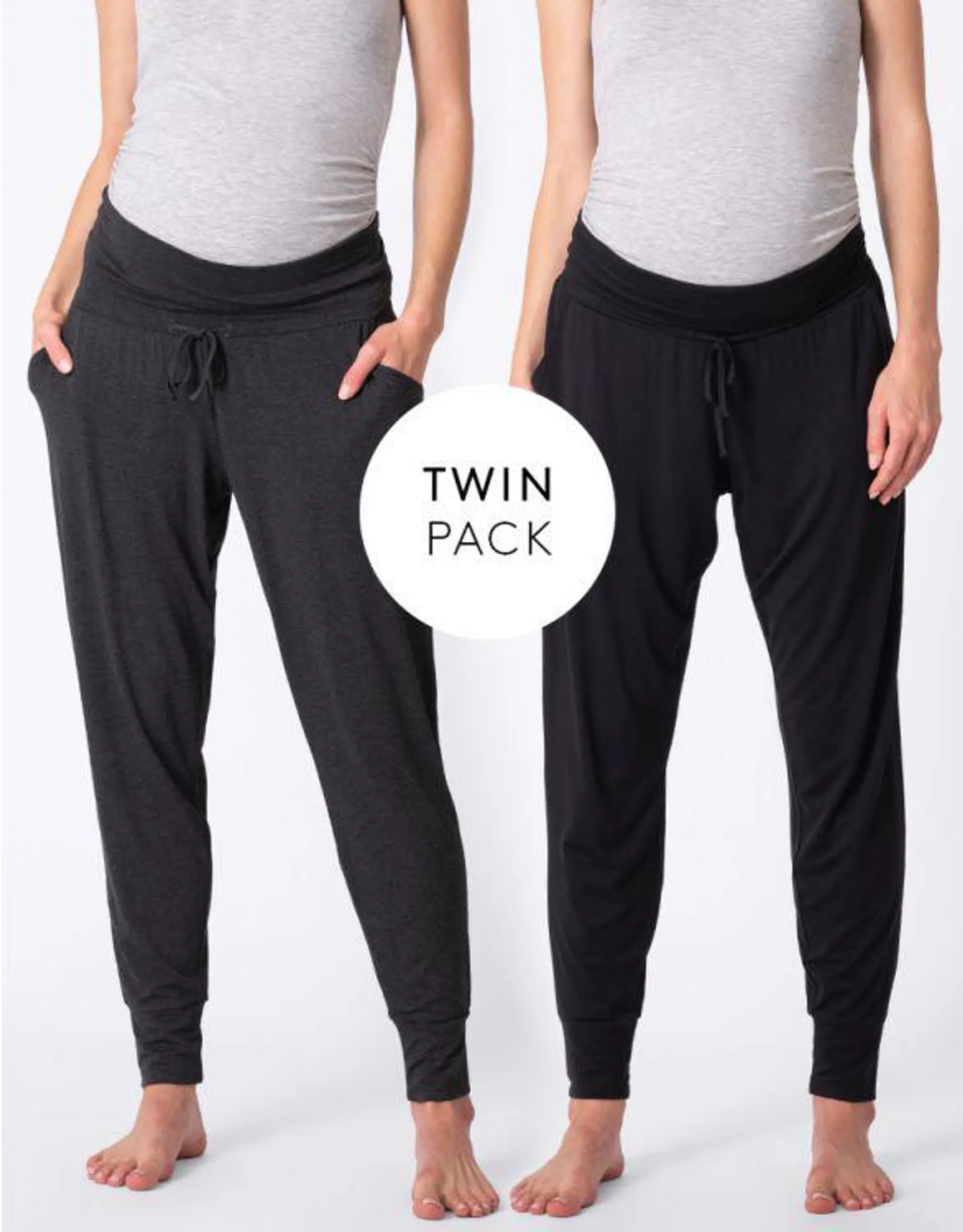 Maternity Lounge Pants – Twin Pack