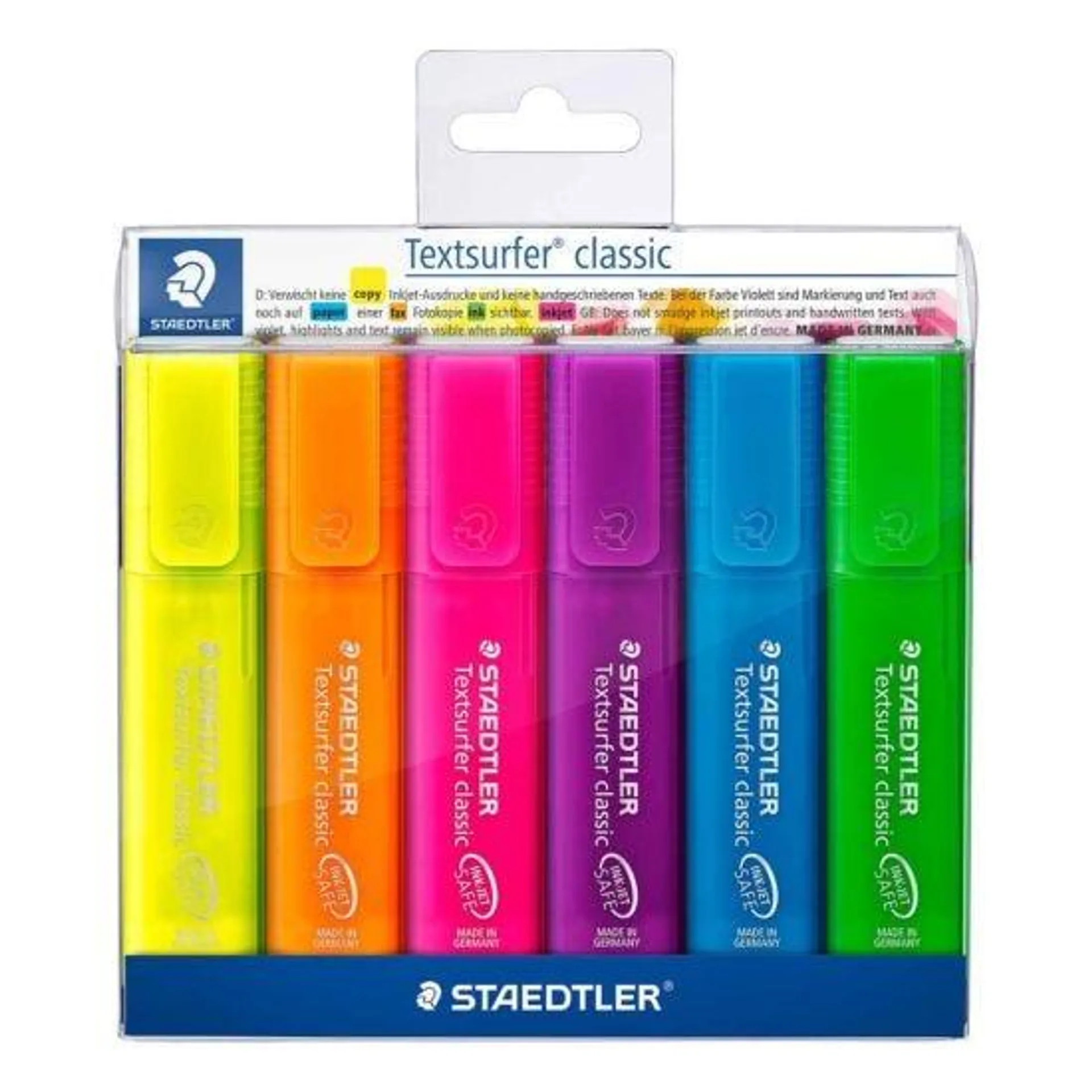 Staedtler Textsurfer Neon Highlighters Pack of 6