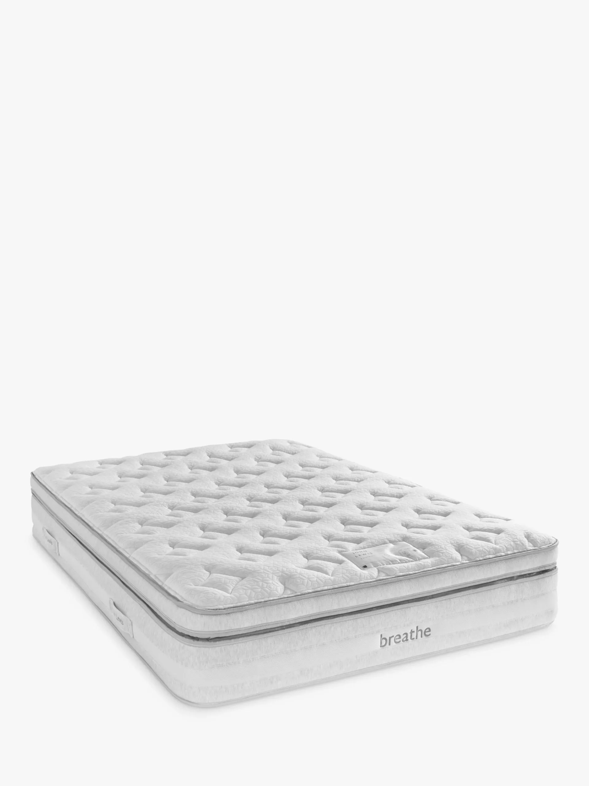 Breathe 3800 Pocket Spring Box Top Mattress, Medium Tension, Double