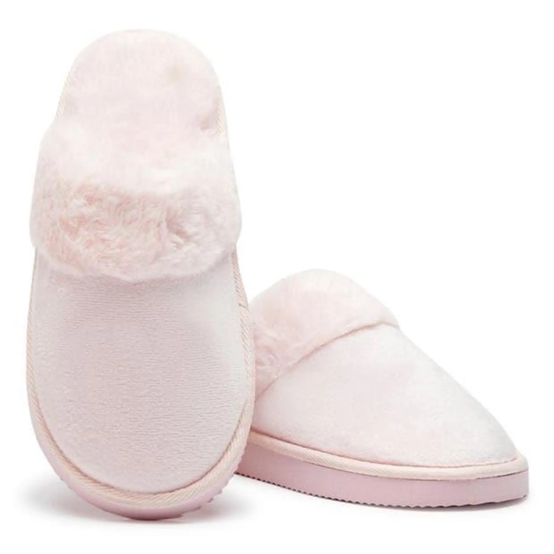 Faux Fur Mule Slippers