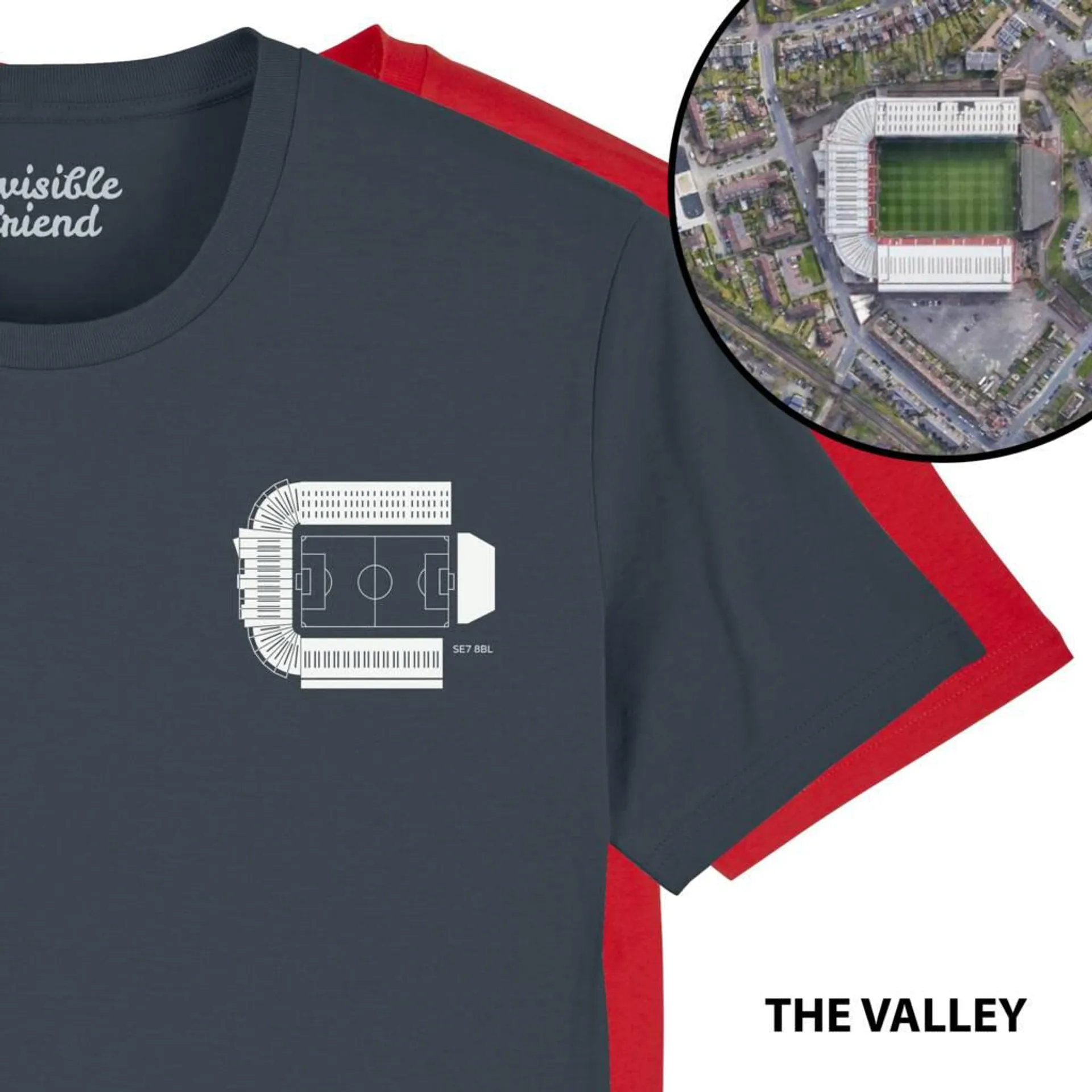 Football Stadium Aerial View Organic Cotton T Shirt